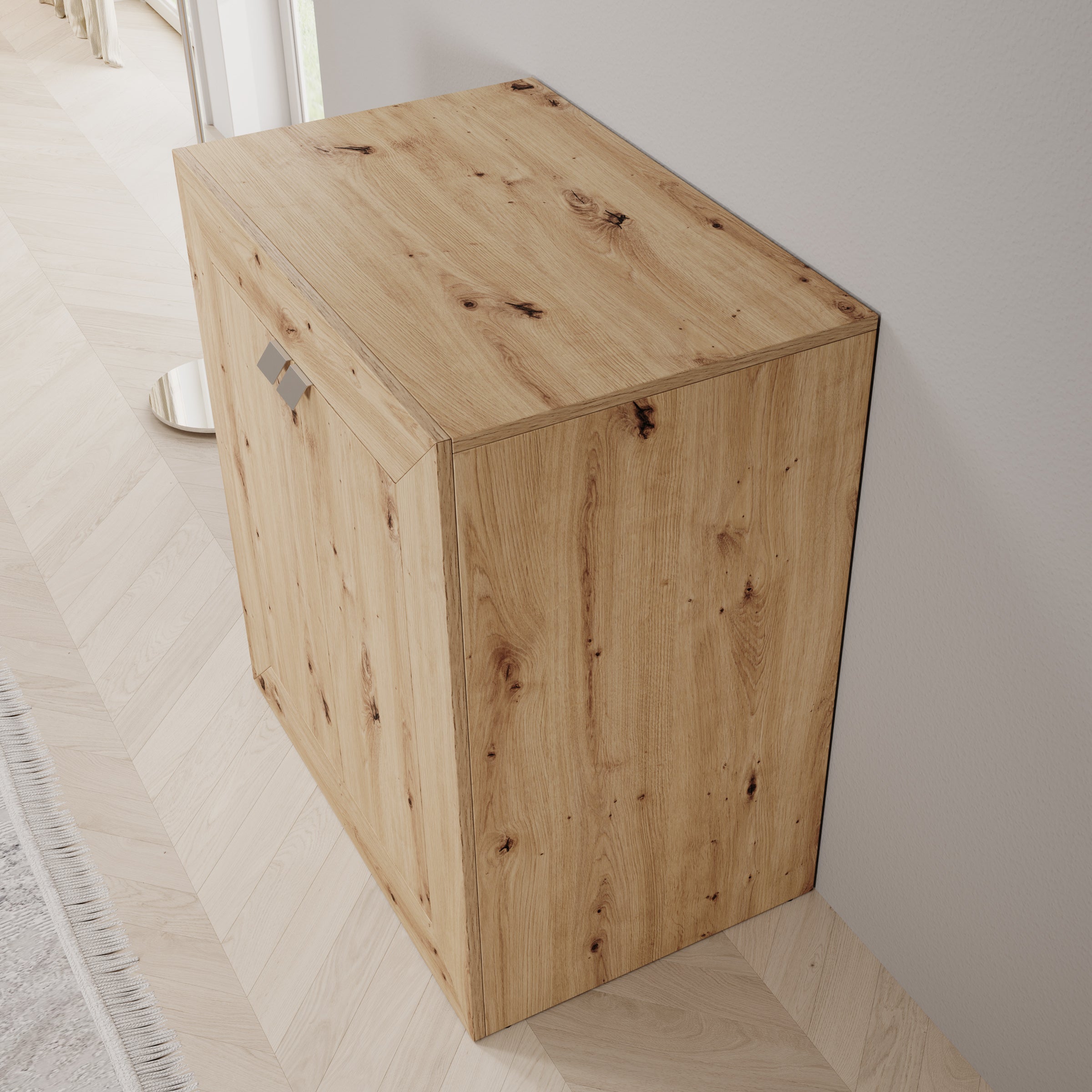 Emino - Bureau - Eikenpatroon - 72x47x79 cm