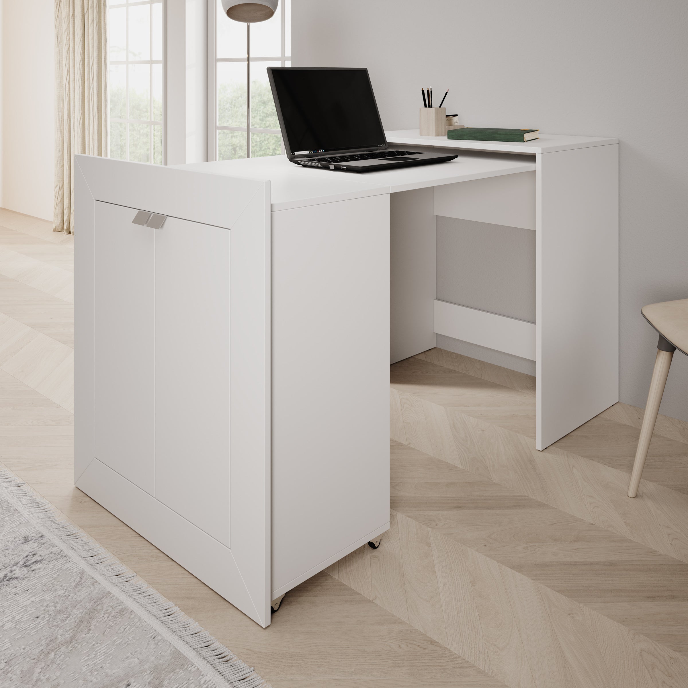 Emino - Bureau - Wit - 72x47x79 cm