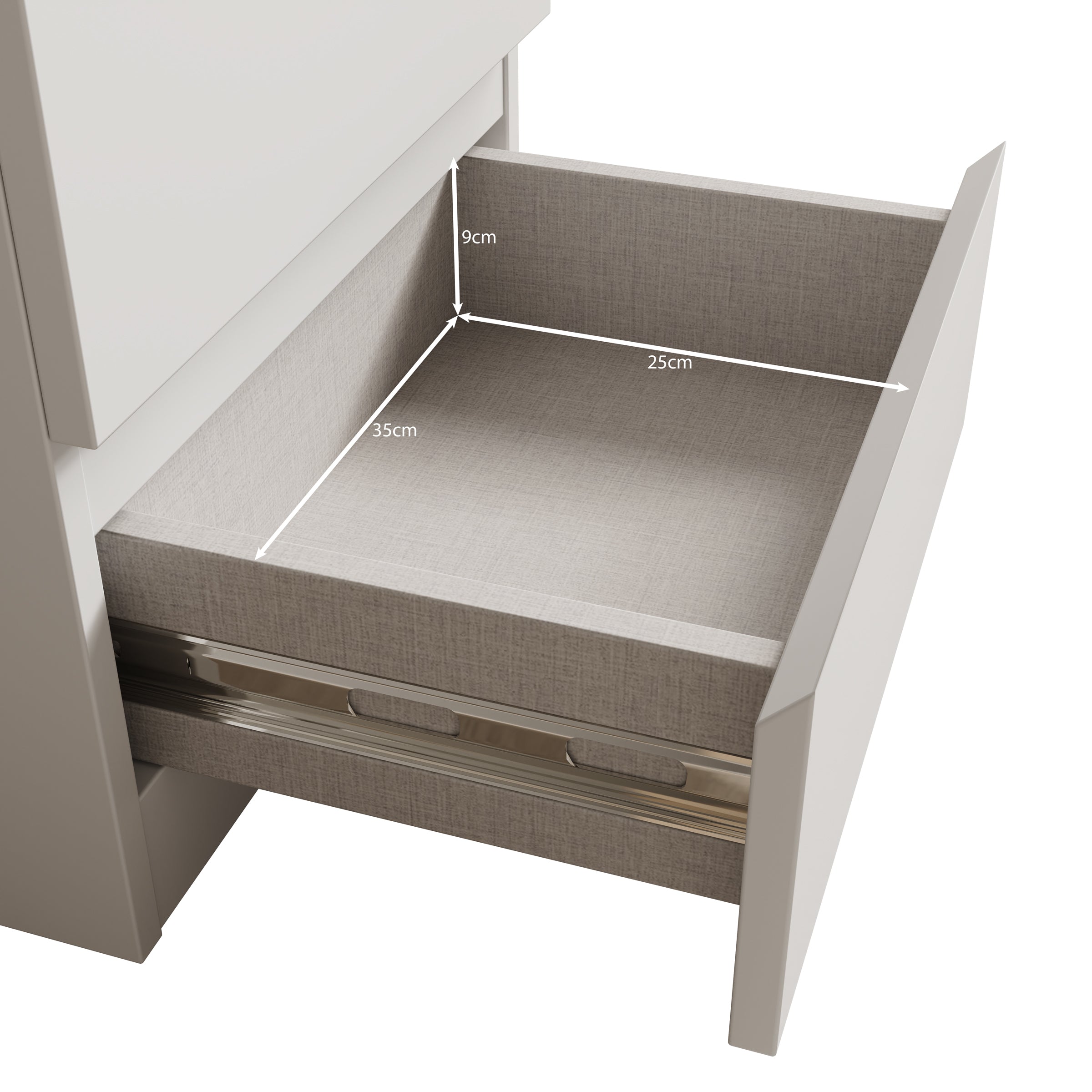 Eskar - Ladekast - Groen - 42-x32x62 cm