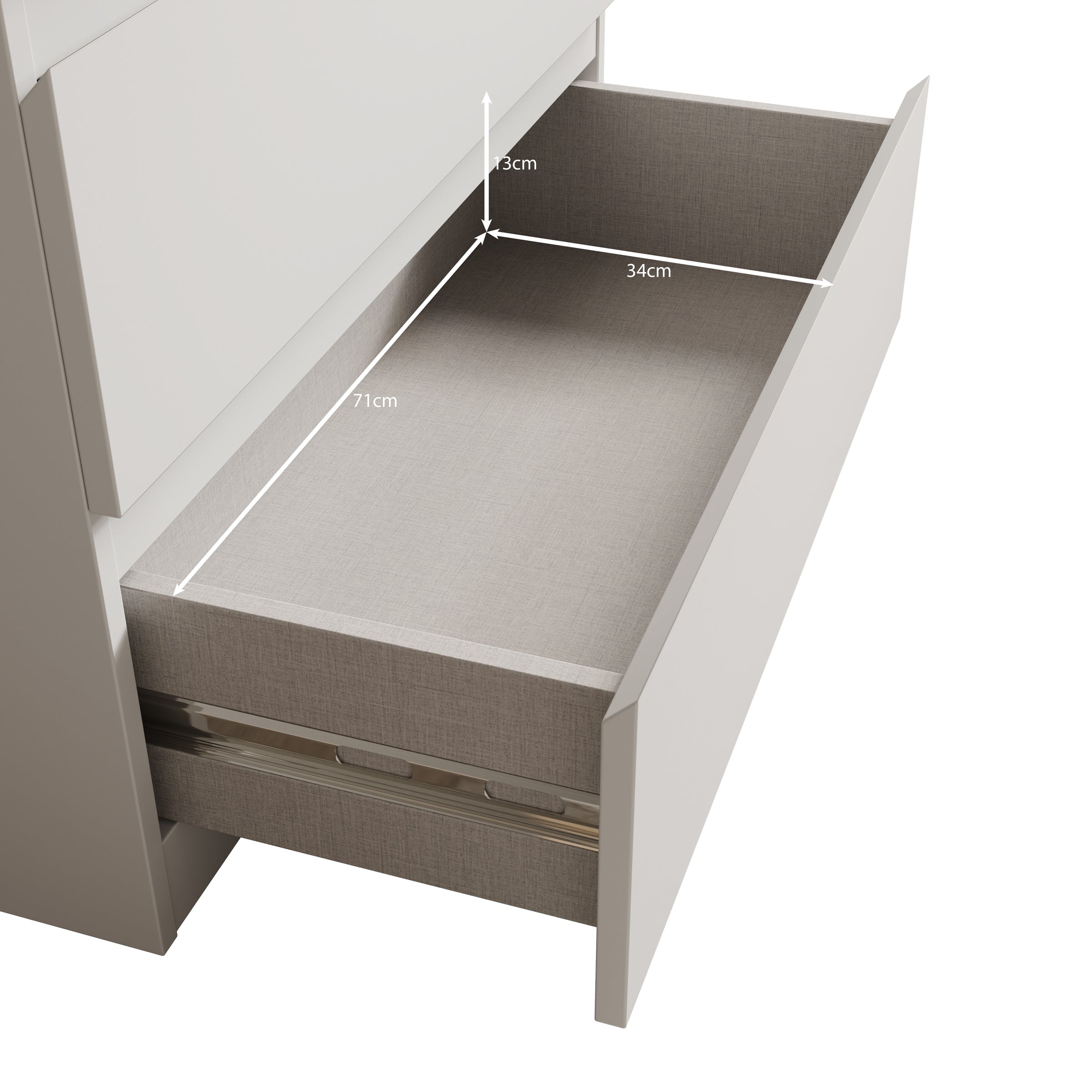 Eskar - Ladekast - Groen - 77x42x80 cm