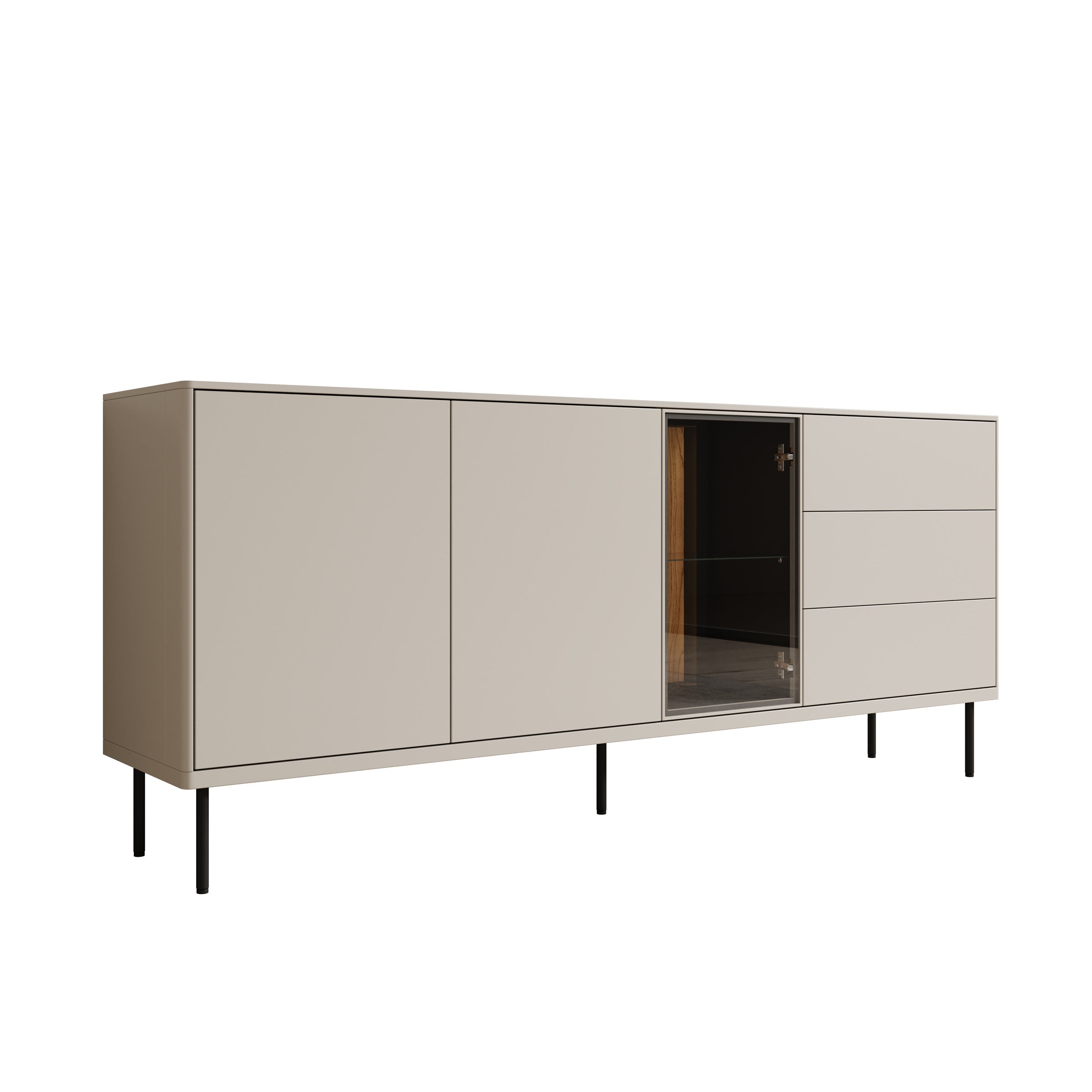 Estrella - Dressoir - Beige - 194x41x83 cm