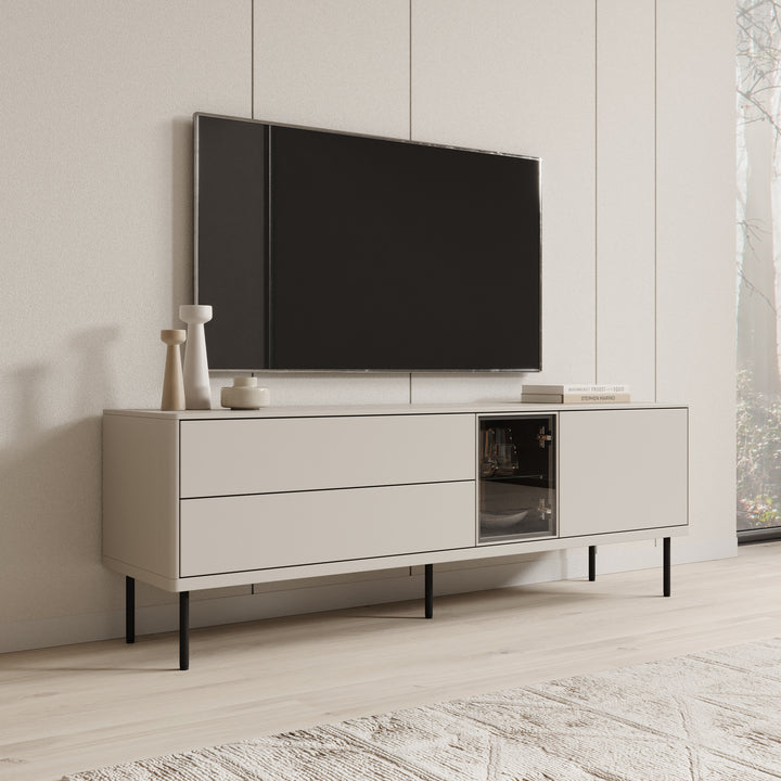 Estrella - TV-Meubel - Beige - 161x41x56 cm