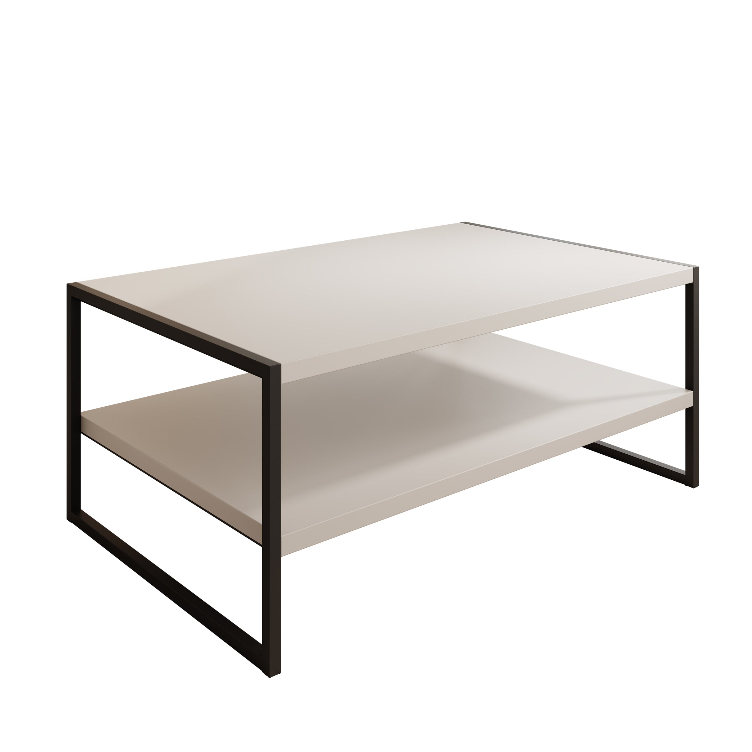 Etsu - Salontafel - Beige - 100x65x43 cm