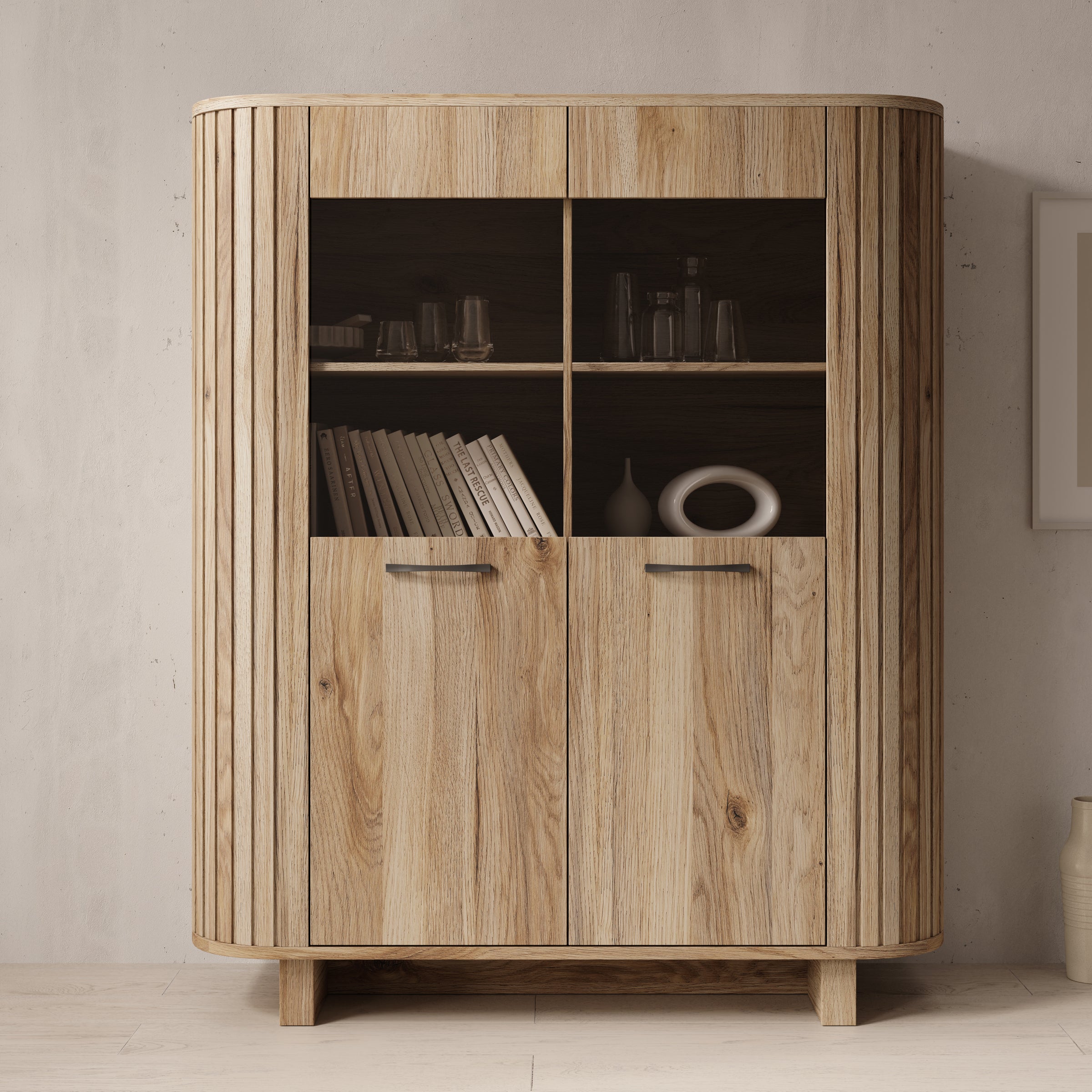 Falero - Buffetkast - Eiken - 135x50x162 cm