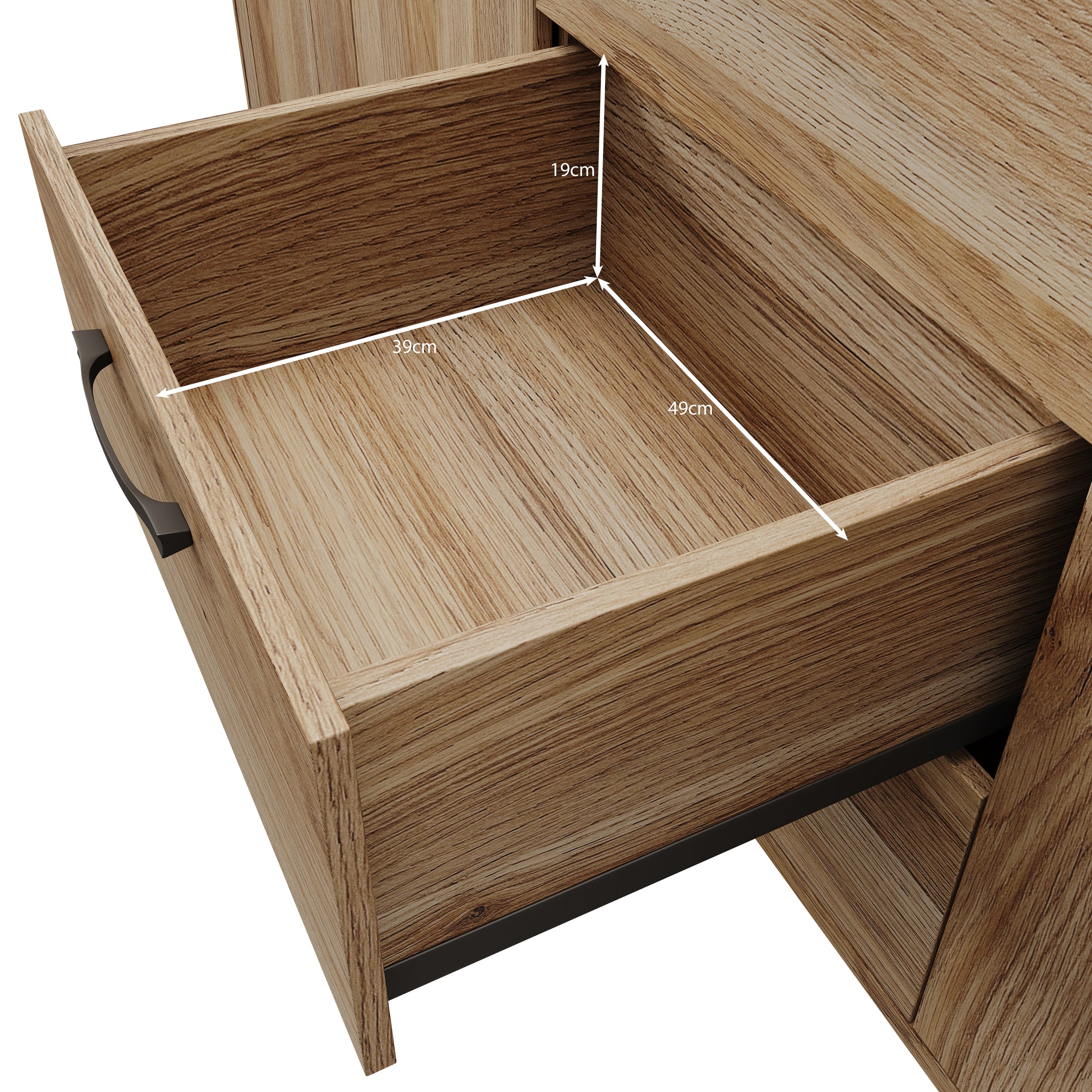 Falero - Dressoir - Eikenpatroon - 220x50x88 cm