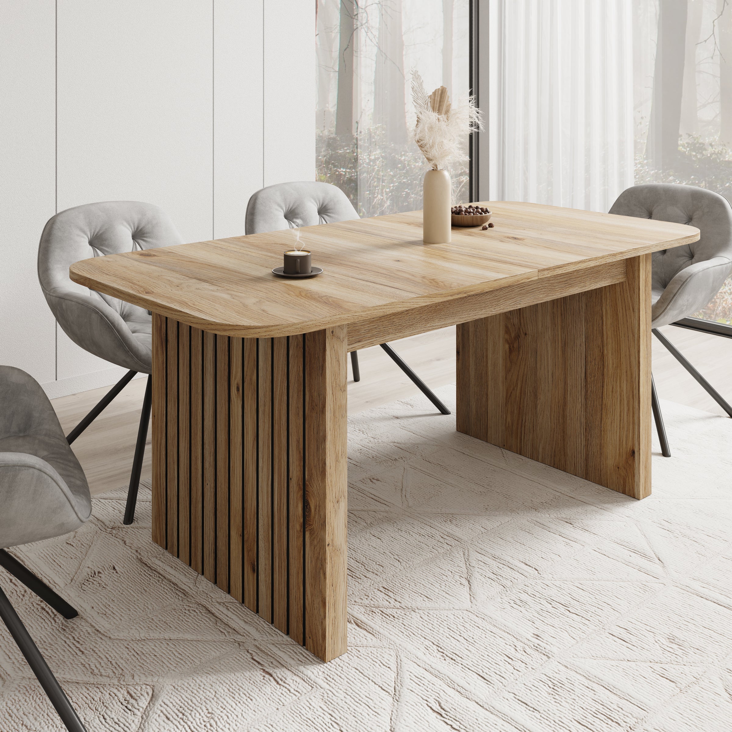 Falero - Eetkamertafel - Eiken - 180x90x77 cm