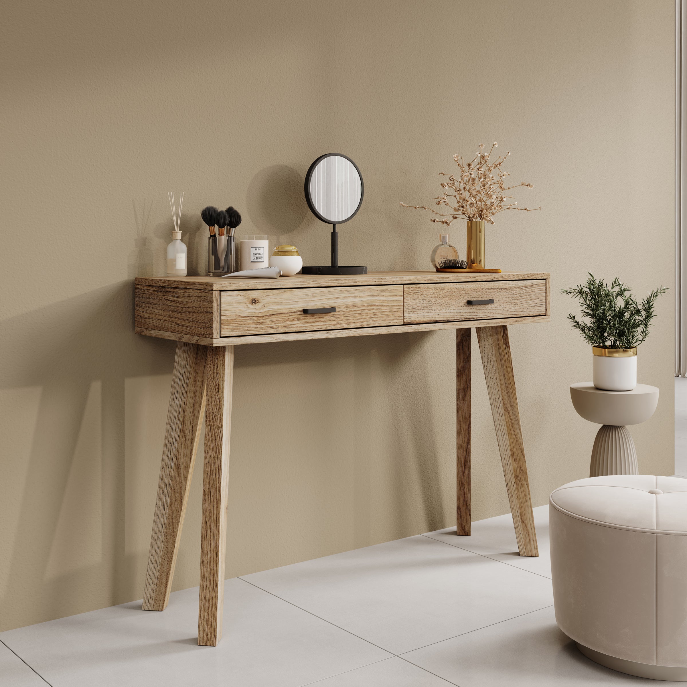 Falero - Kaptafel - Eikenpatroon - 103x35x75 cm