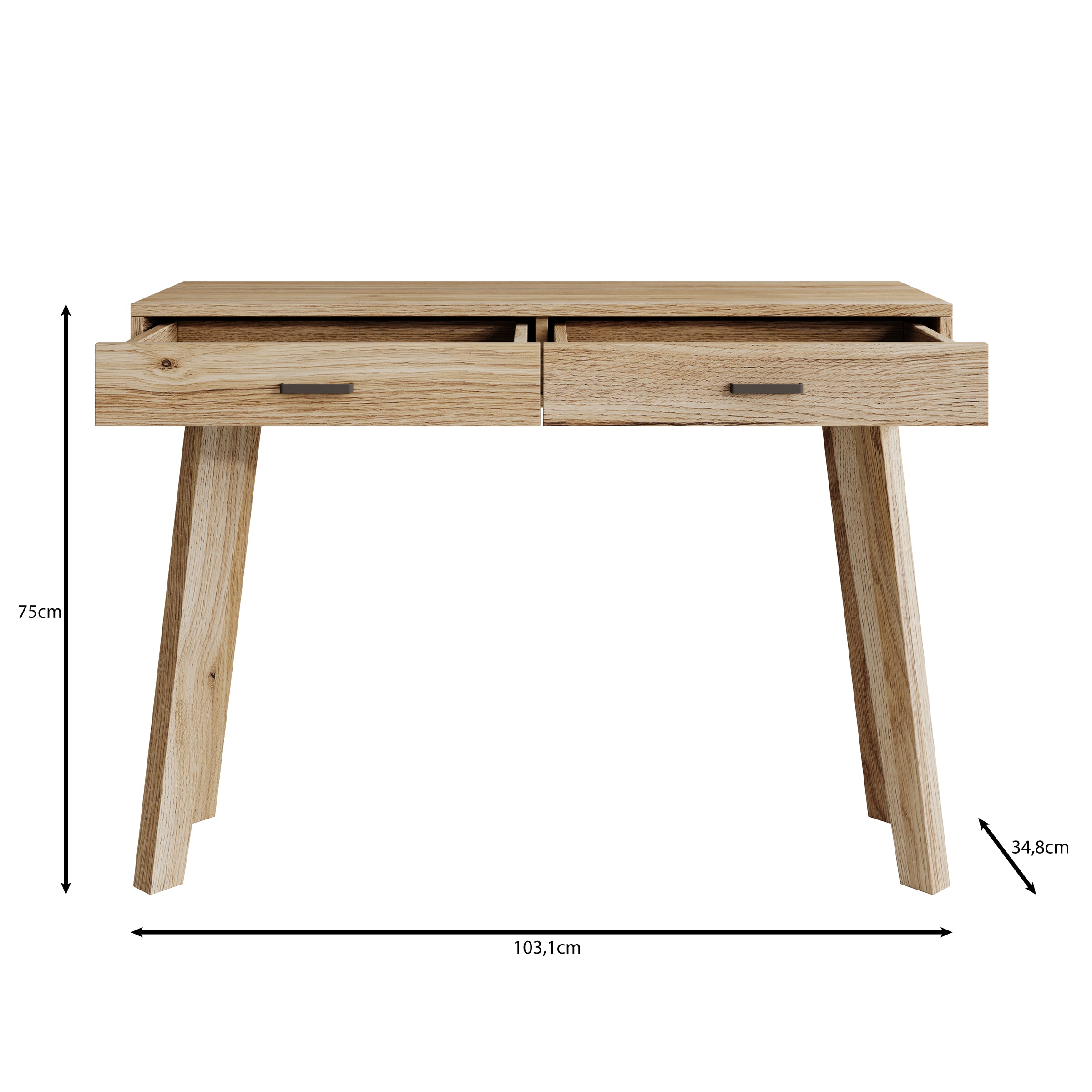 Falero - Kaptafel - Eikenpatroon - 103x35x75 cm