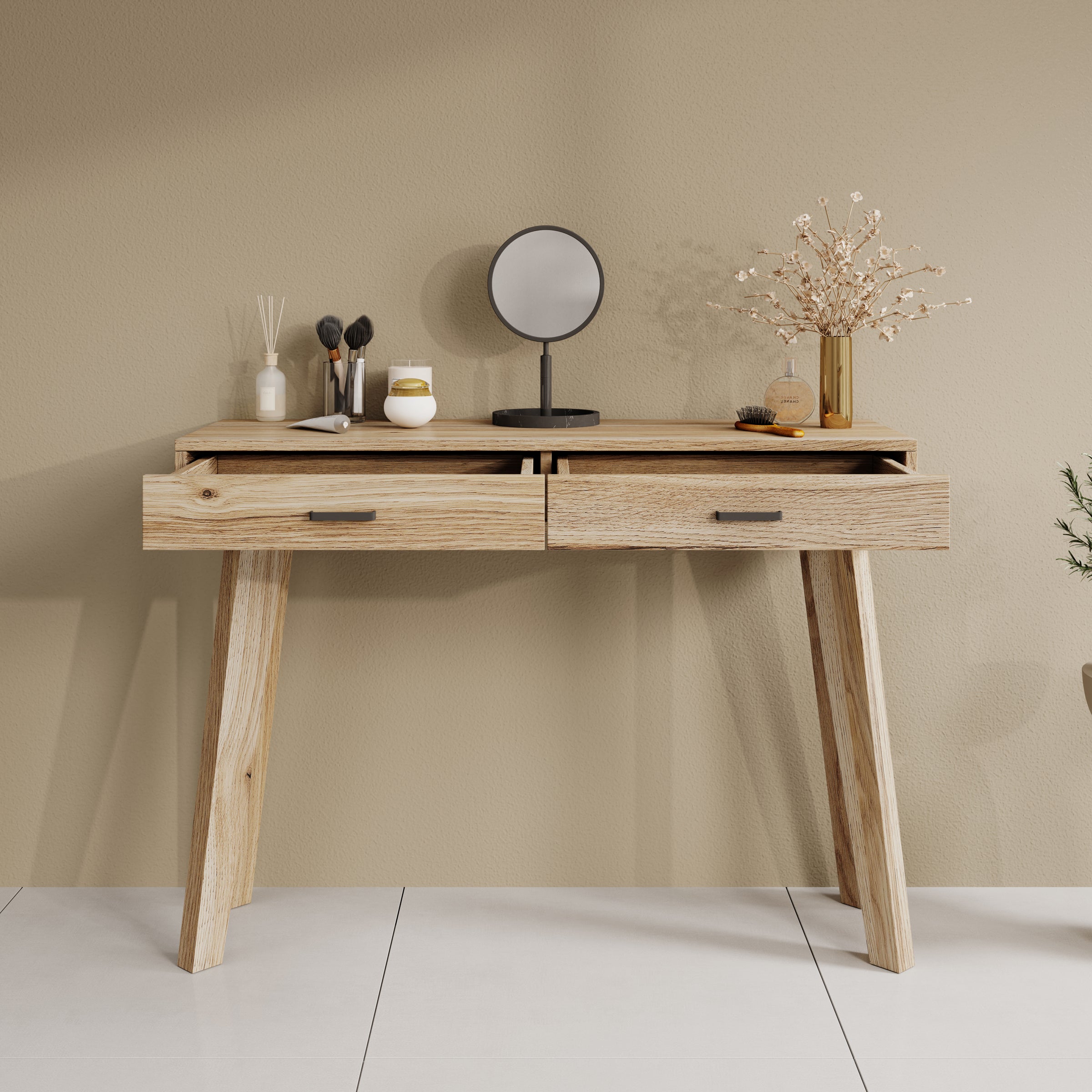 Falero - Kaptafel - Eikenpatroon - 103x35x75 cm