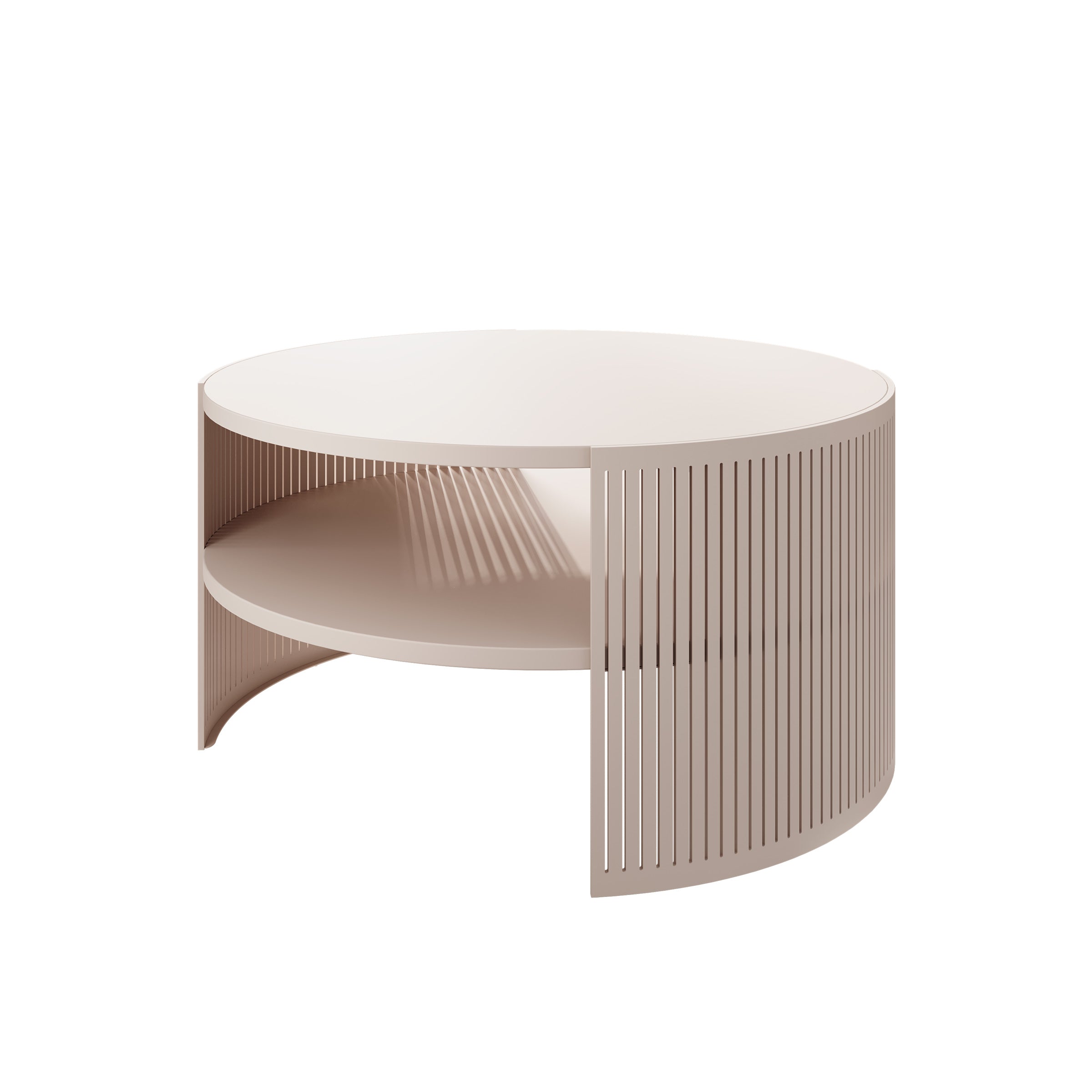 Fender - Salontafel - Beige - 75x75x40 cm