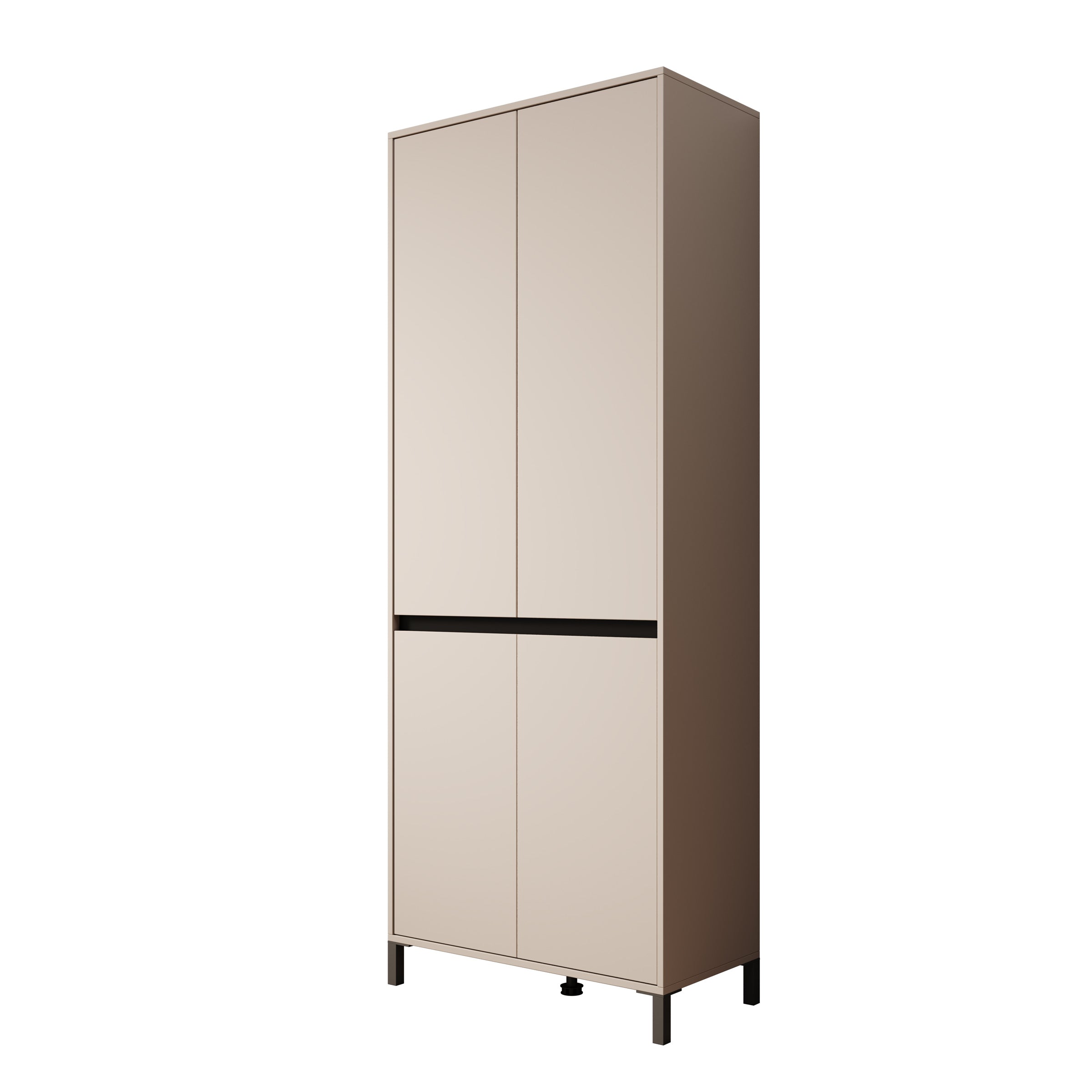 Finta - Schoenenkast - Beige - 80x40x206 cm