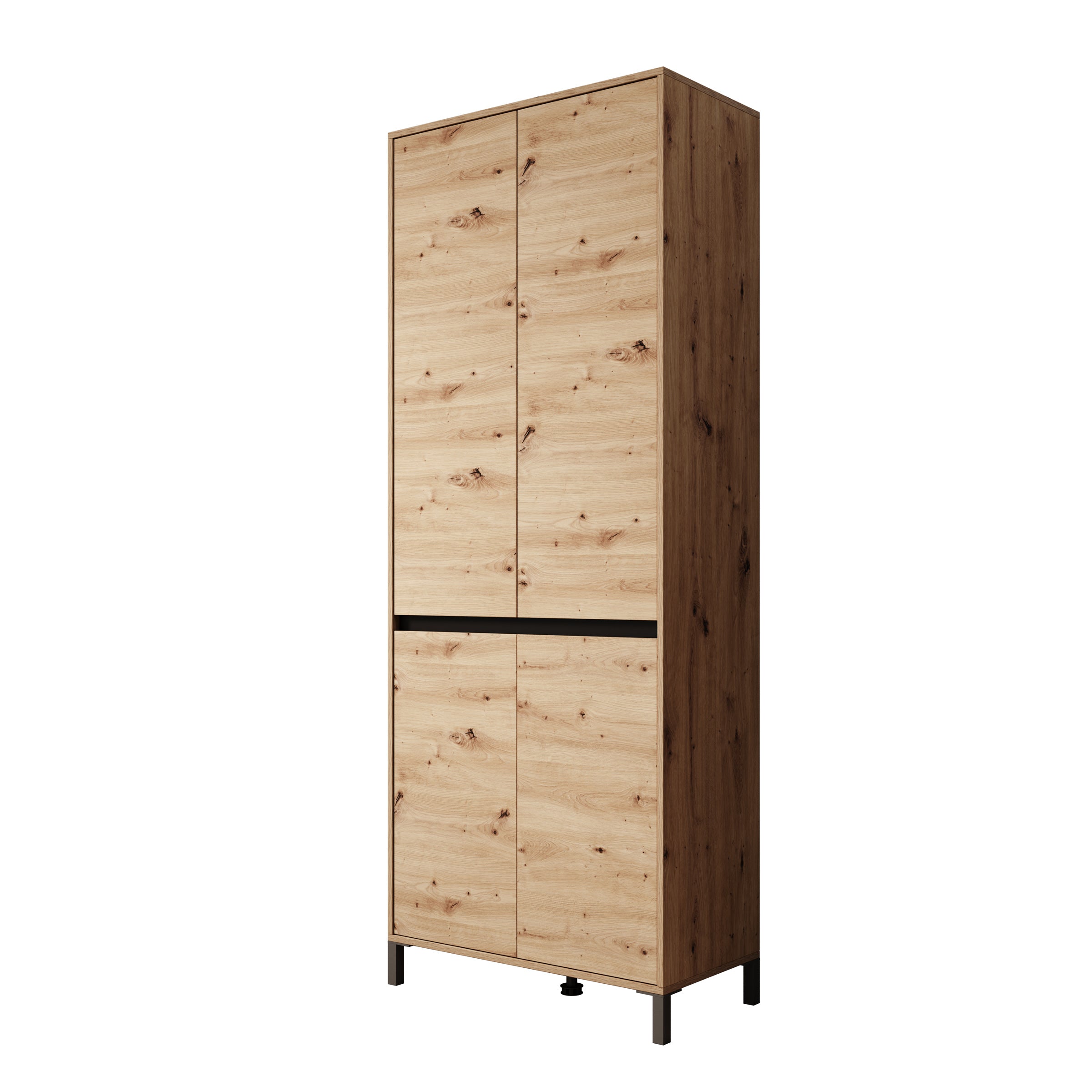 Finta - Schoenenkast - Eiken - 80x40x206 cm