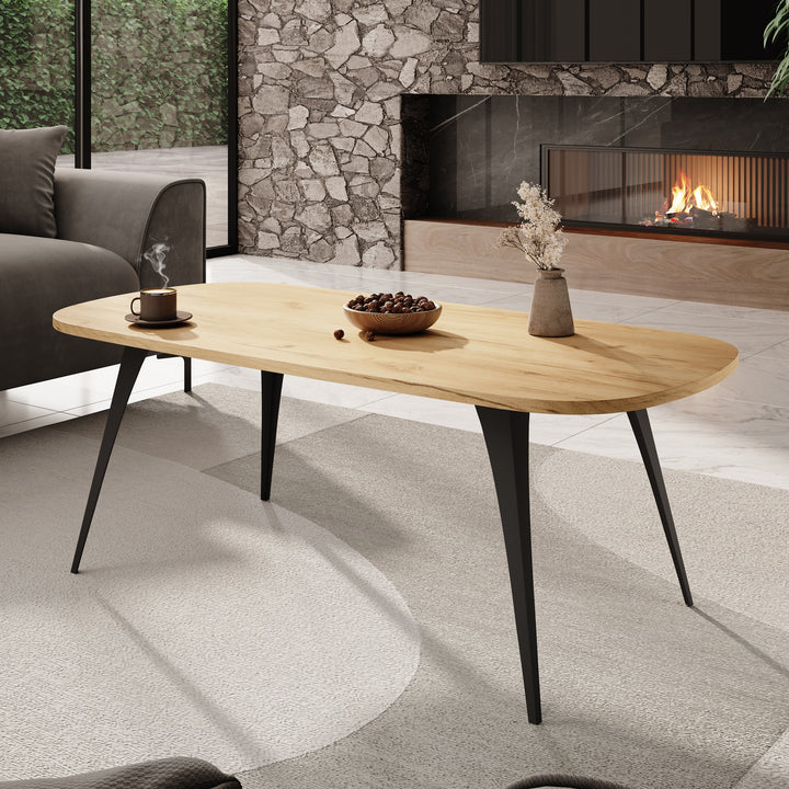Flix - Salontafel - Eiken - 120x60x45 cm