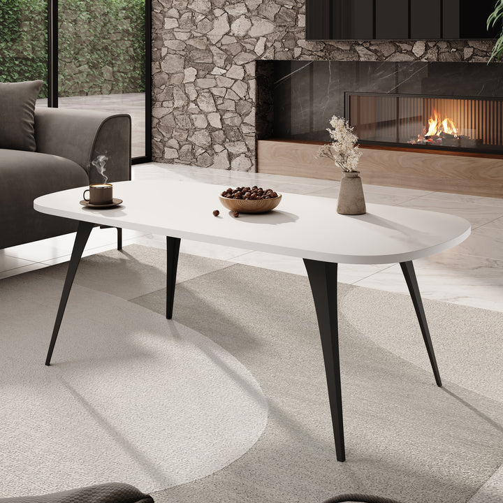 Flix - Salontafel - Wit - 120x60x45 cm