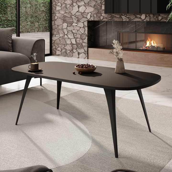 Flix - Salontafel - Zwart - 120x60x45 cm