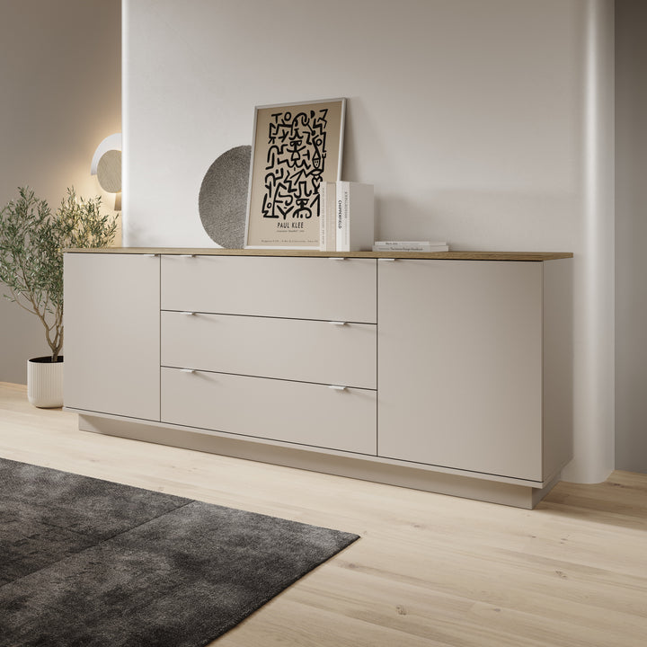 Galeno - Dressoir - Beige - 225x41x86 cm