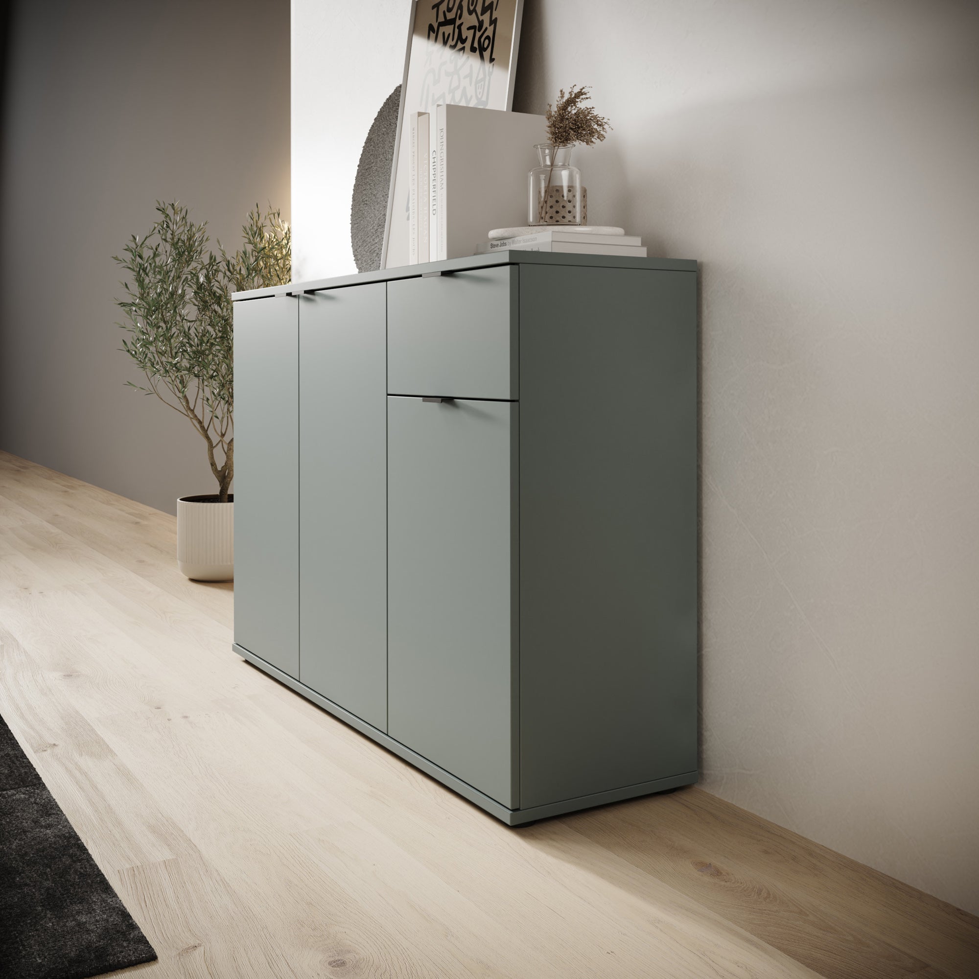 Galeno - Dressoir - Groen - 120x34x82 cm