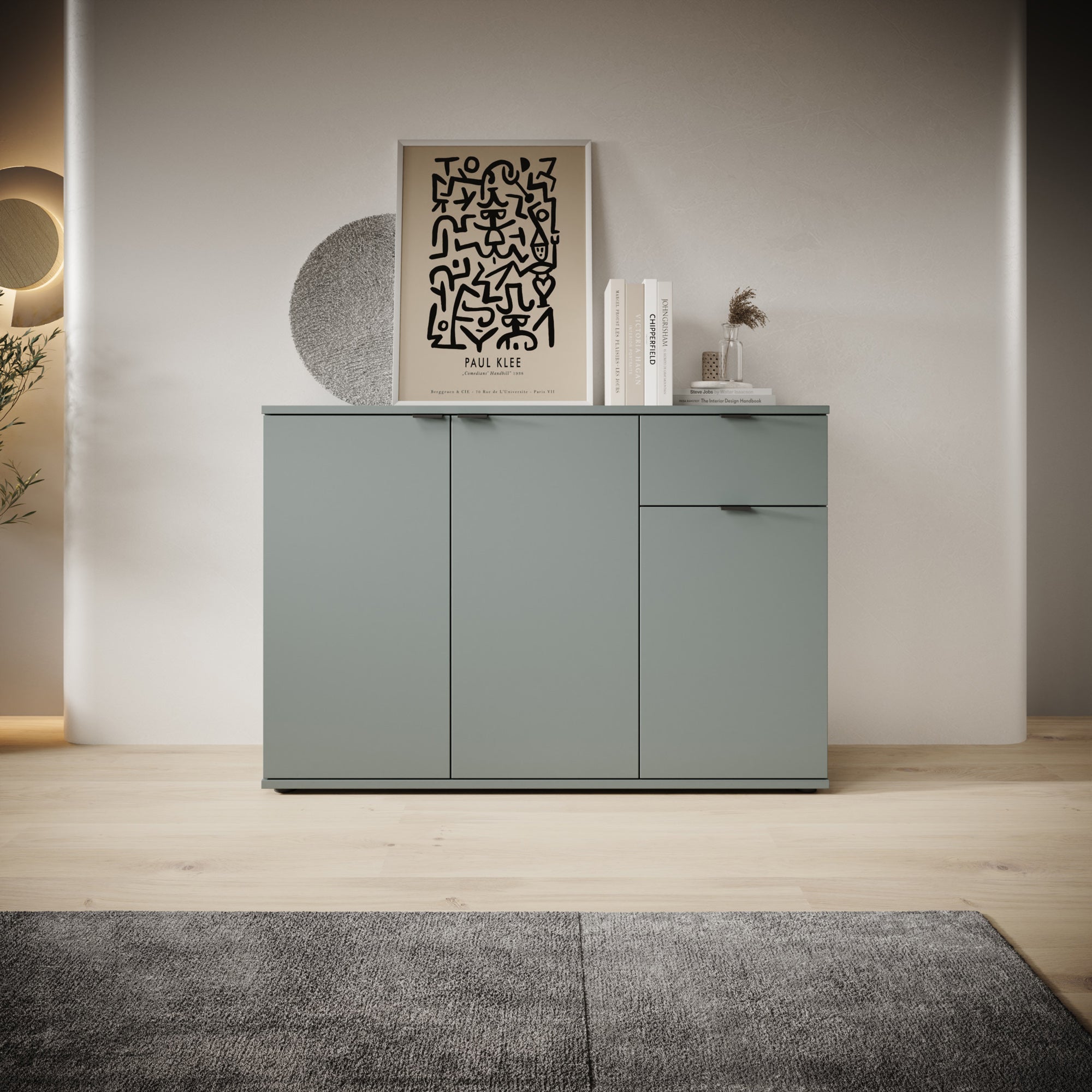 Galeno - Dressoir - Groen - 120x34x82 cm