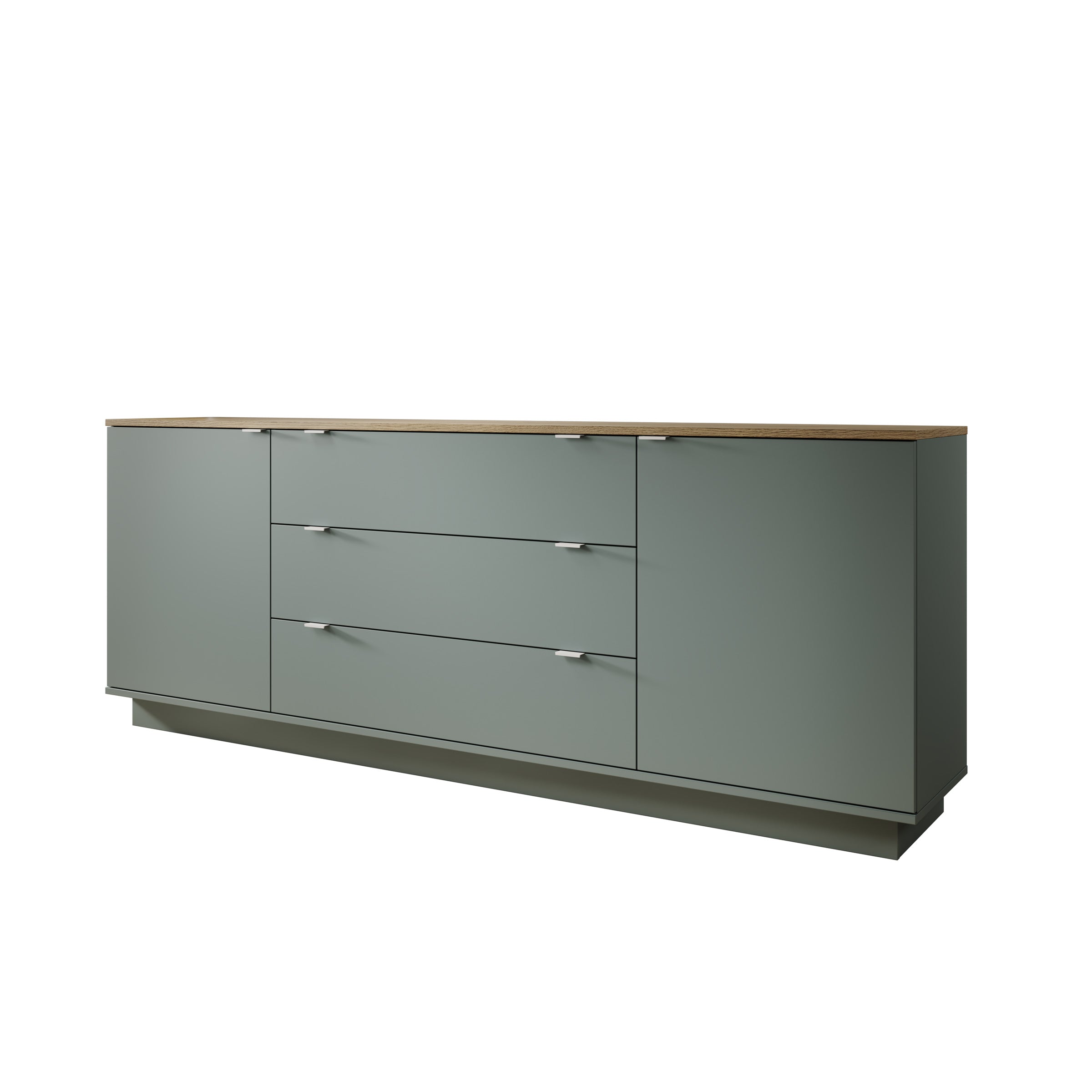 Galeno - Dressoir - Groen - 225x41x86 cm