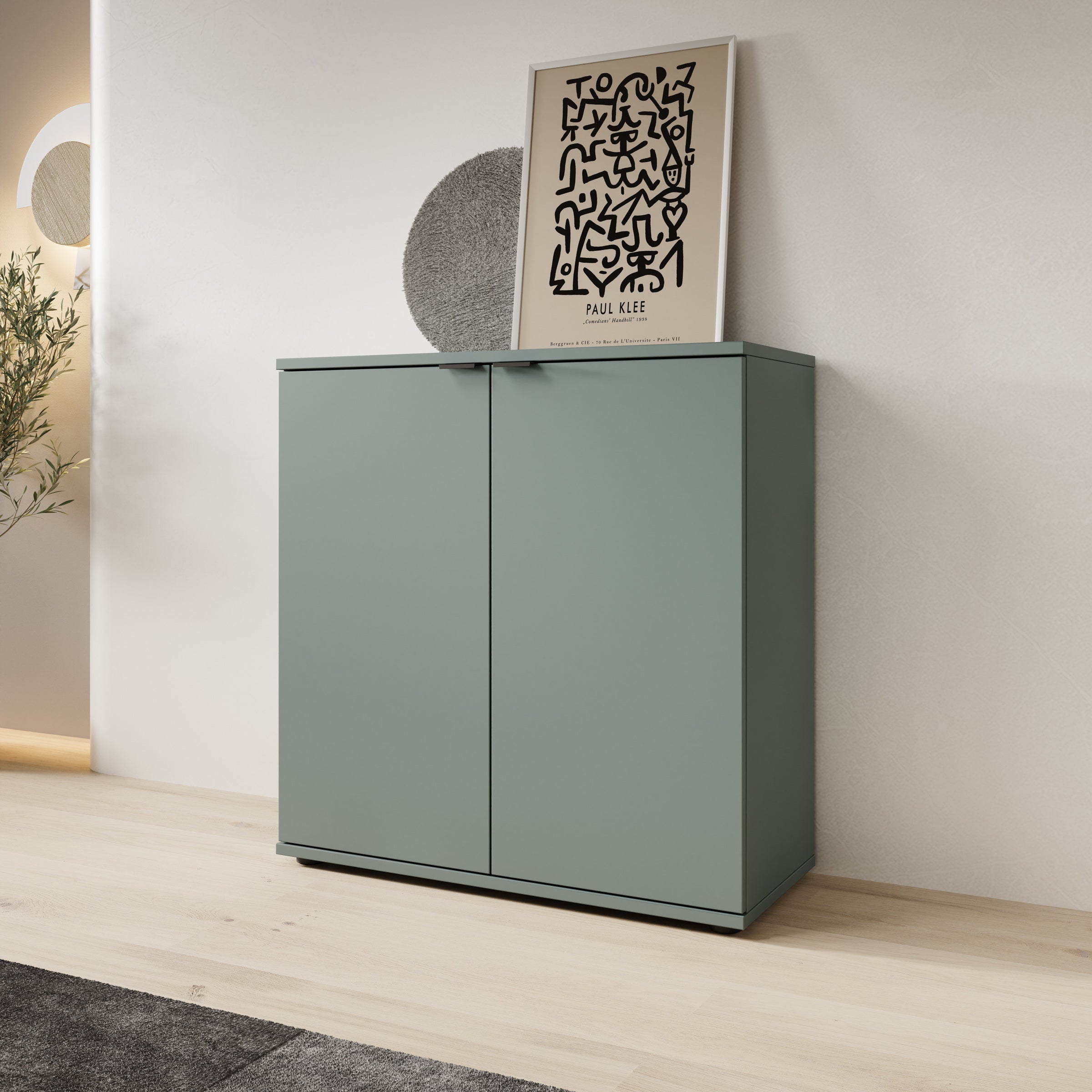 Galeno - Dressoir - Groen - 80x34x82 cm