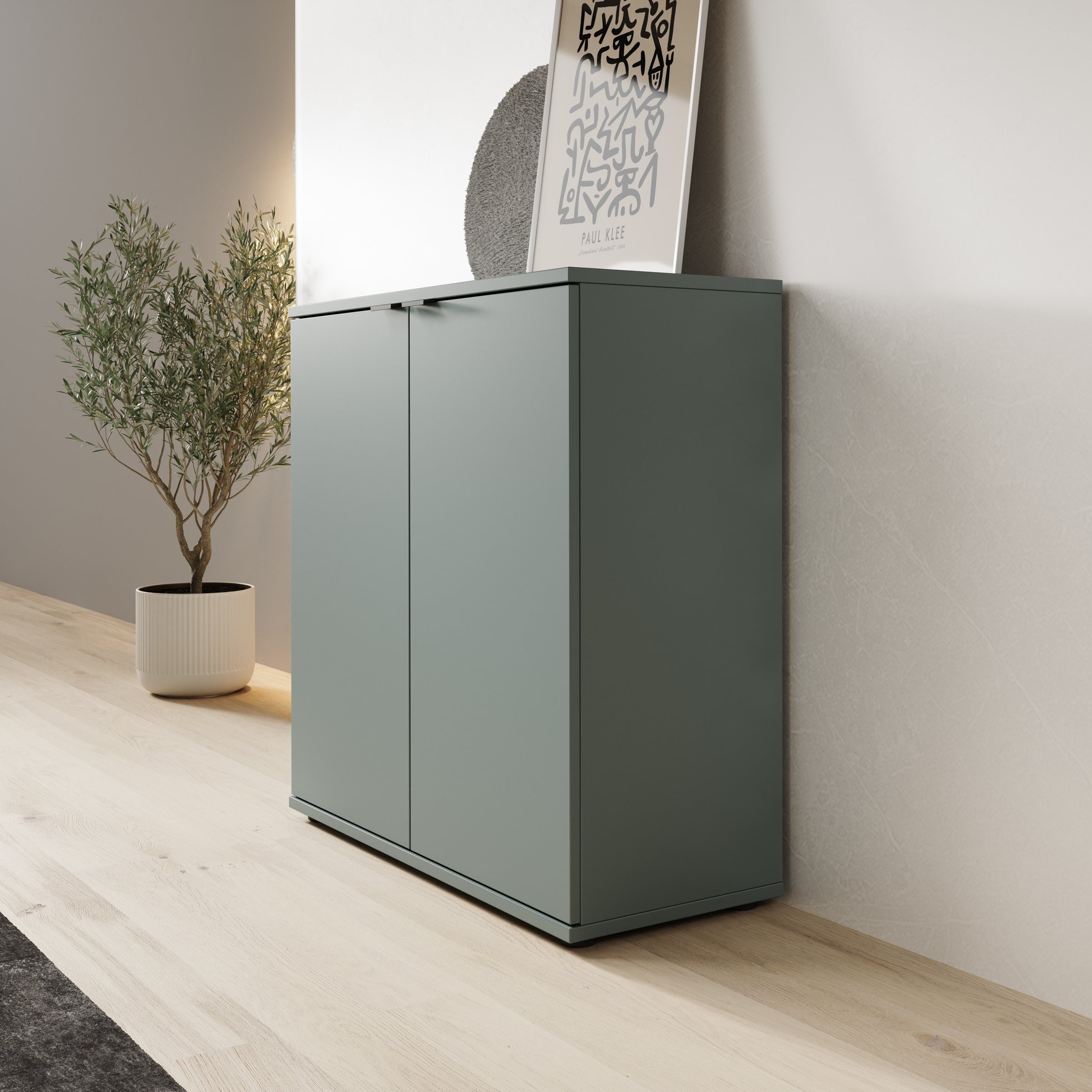 Galeno - Dressoir - Groen - 80x34x82 cm