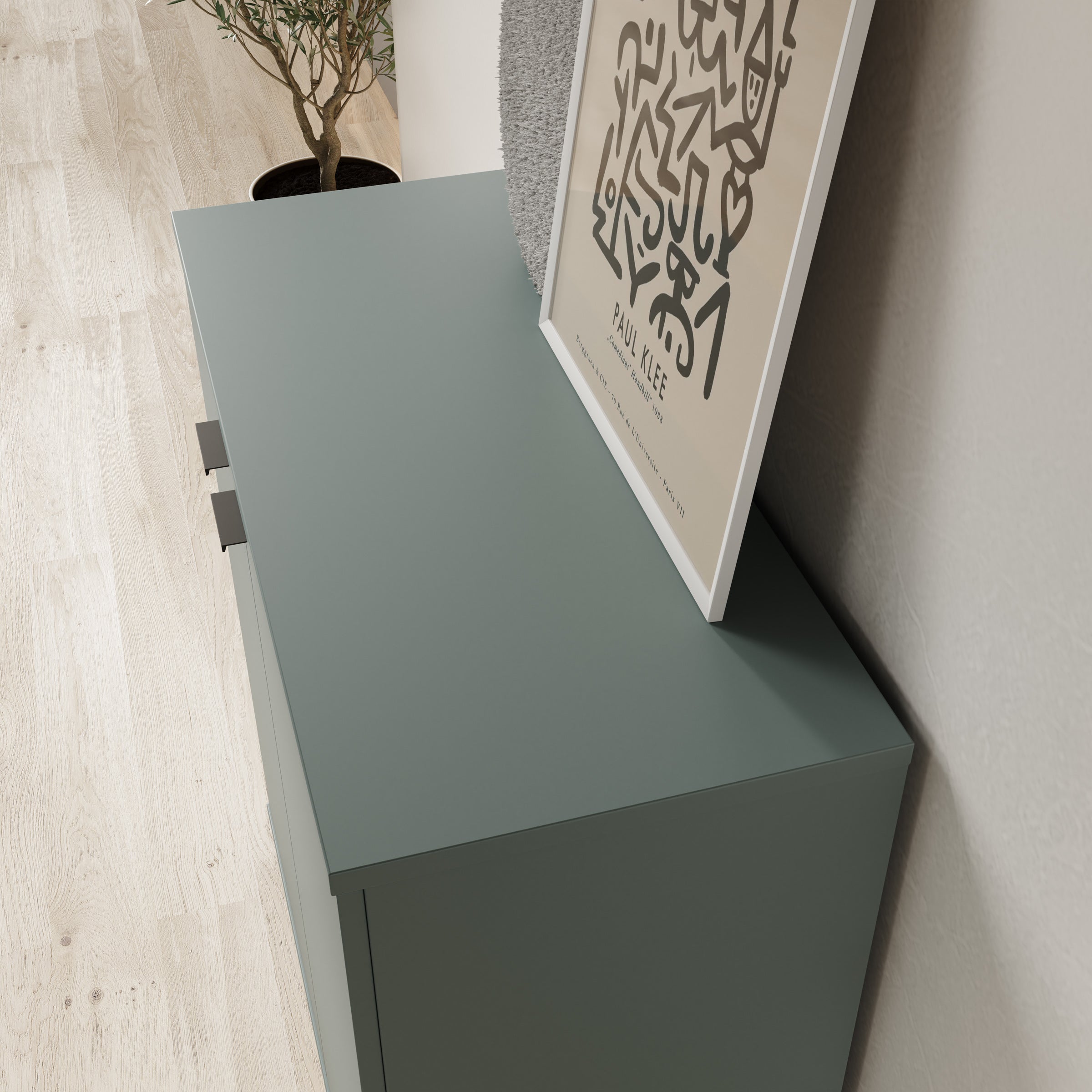 Galeno - Dressoir - Groen - 80x34x82 cm