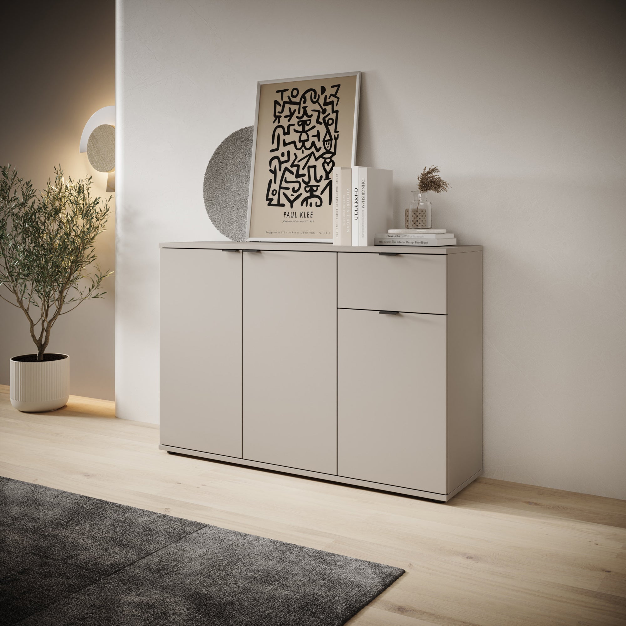 Galeno - Dressoir - Beige - 120x34x82 cm