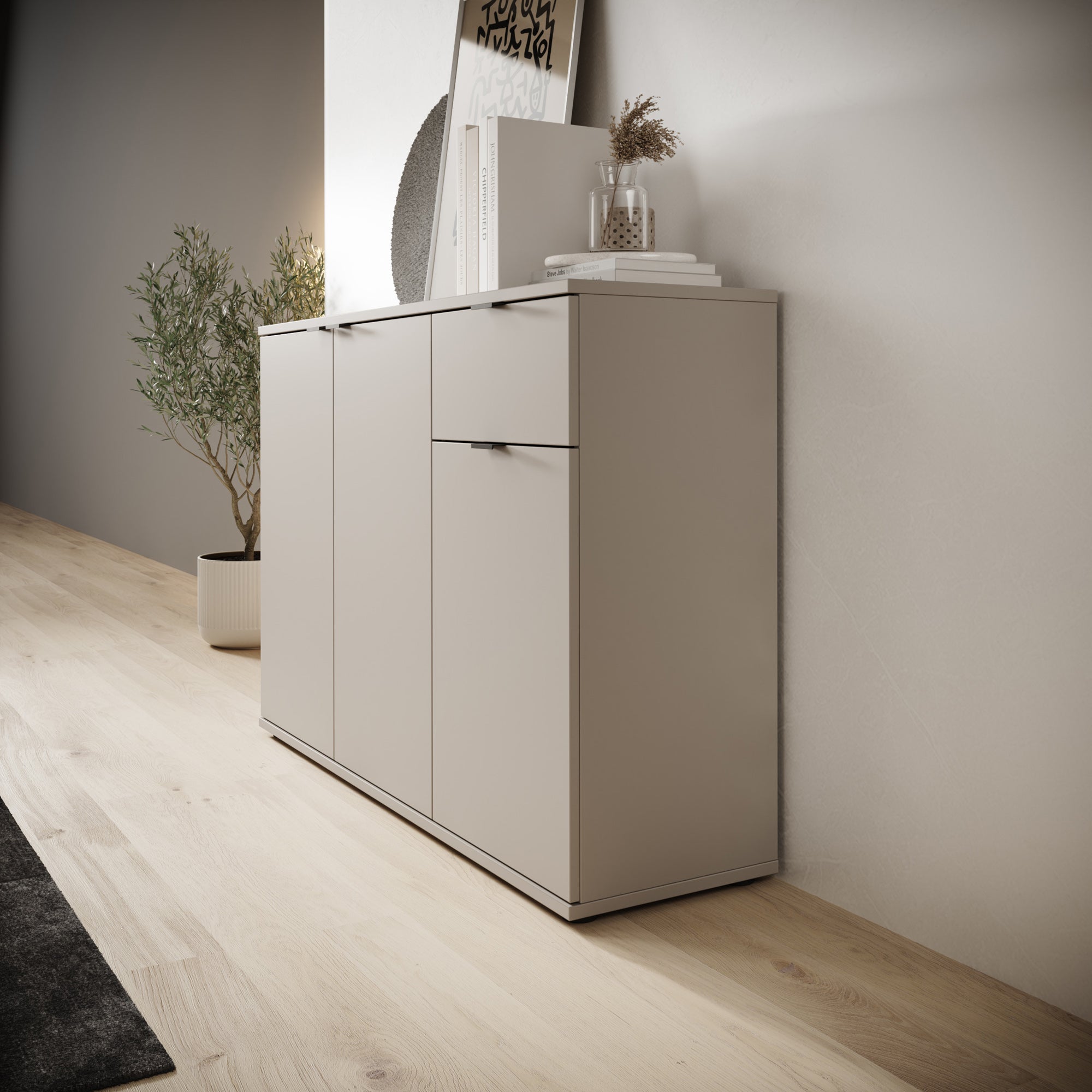 Galeno - Dressoir - Beige - 120x34x82 cm