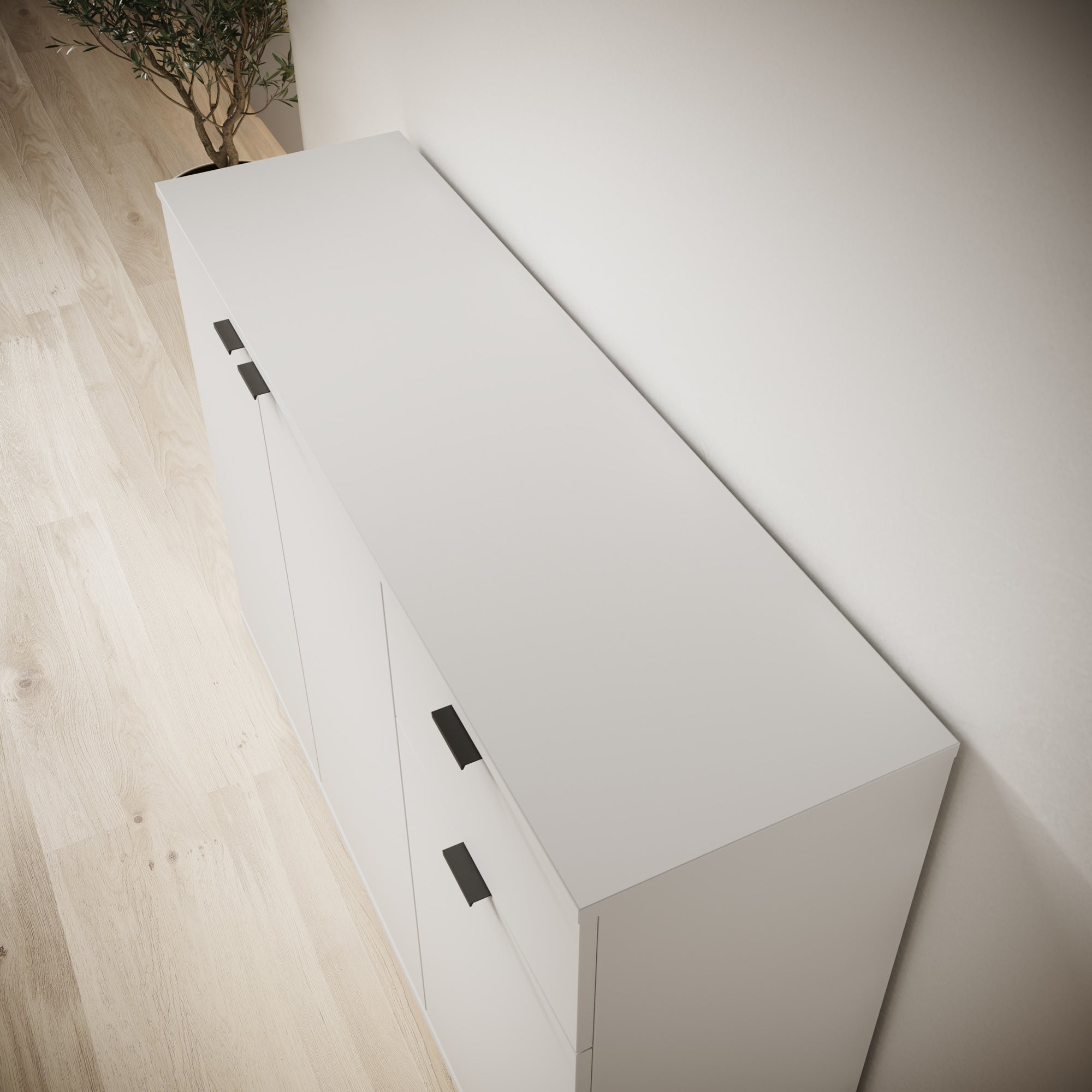 Galeno - Dressoir - Lichtgrijs - 120x34x82 cm