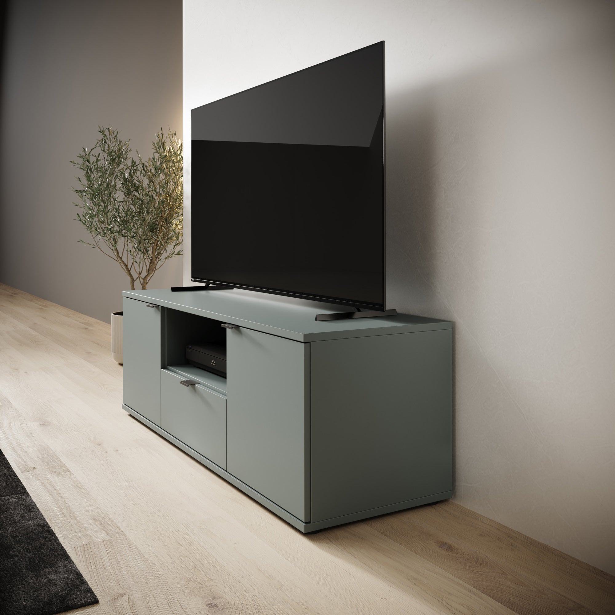 Galeno - TV-Meubel - Groen - 130x41x44 cm