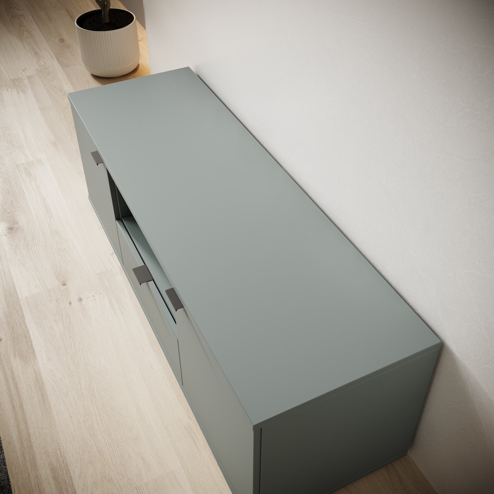 Galeno - TV-Meubel - Groen - 130x41x44 cm