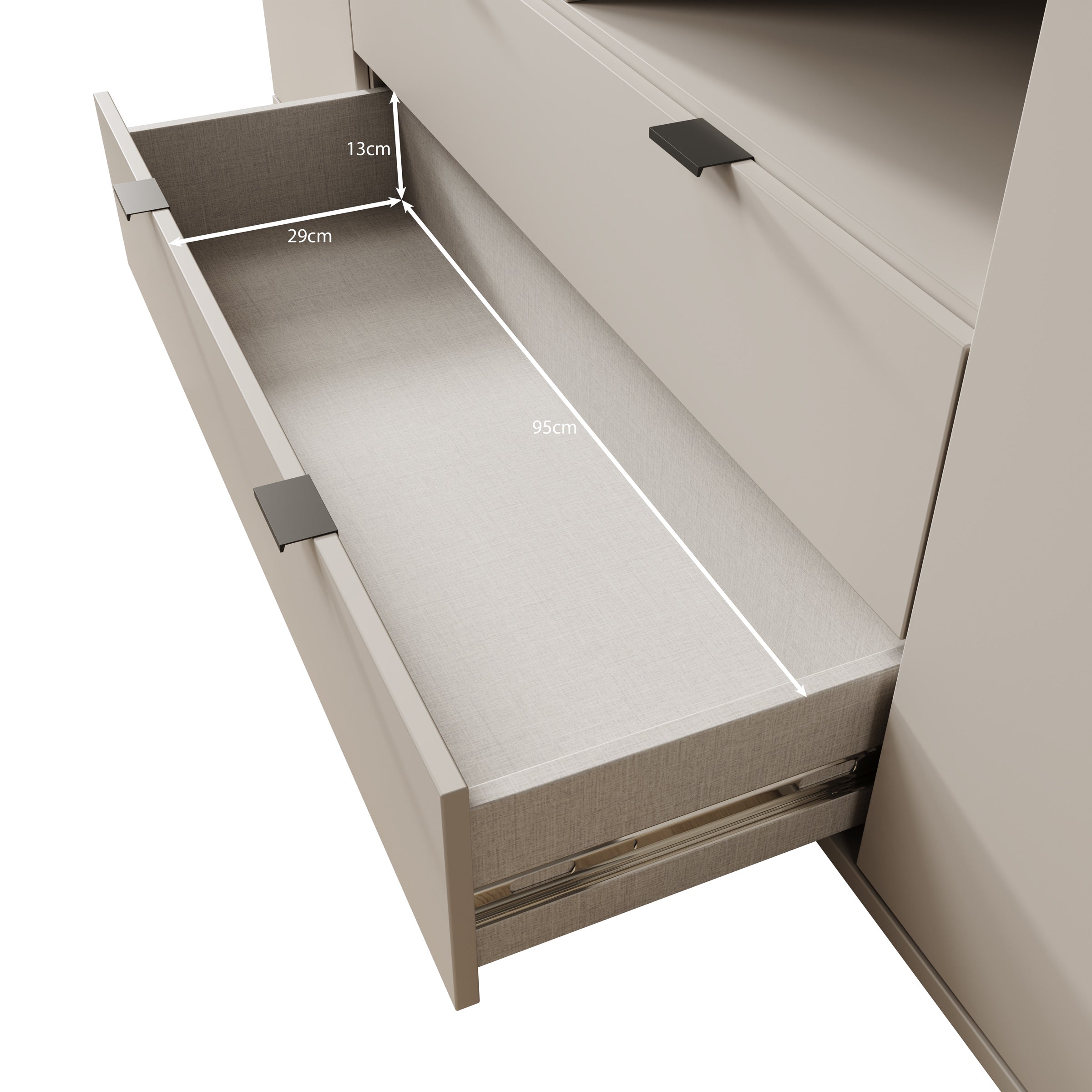 Galeno - TV-Meubel - Groen - 180x41x63 cm