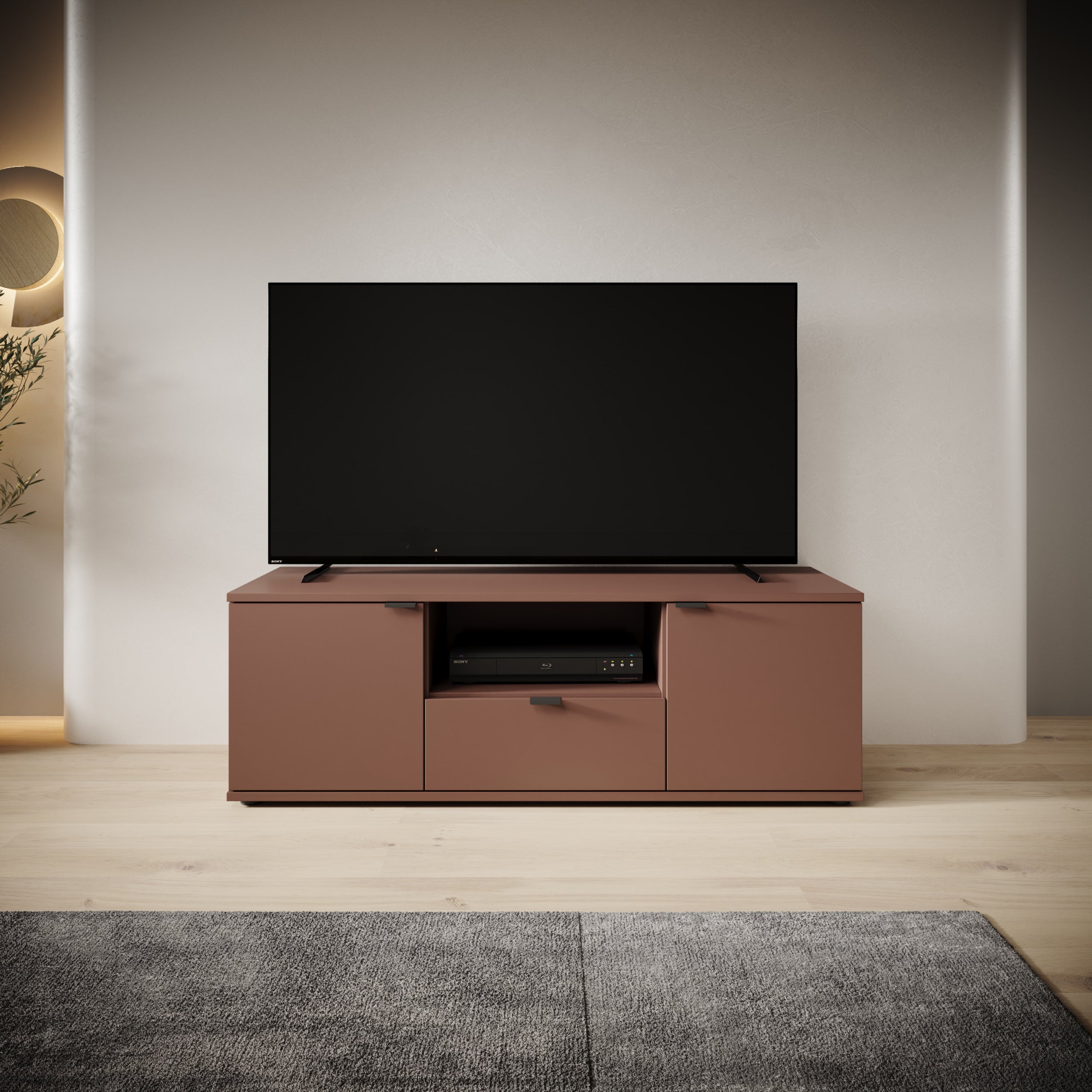 Galeno - TV-Meubel - Oudroze - 130x41x44 cm
