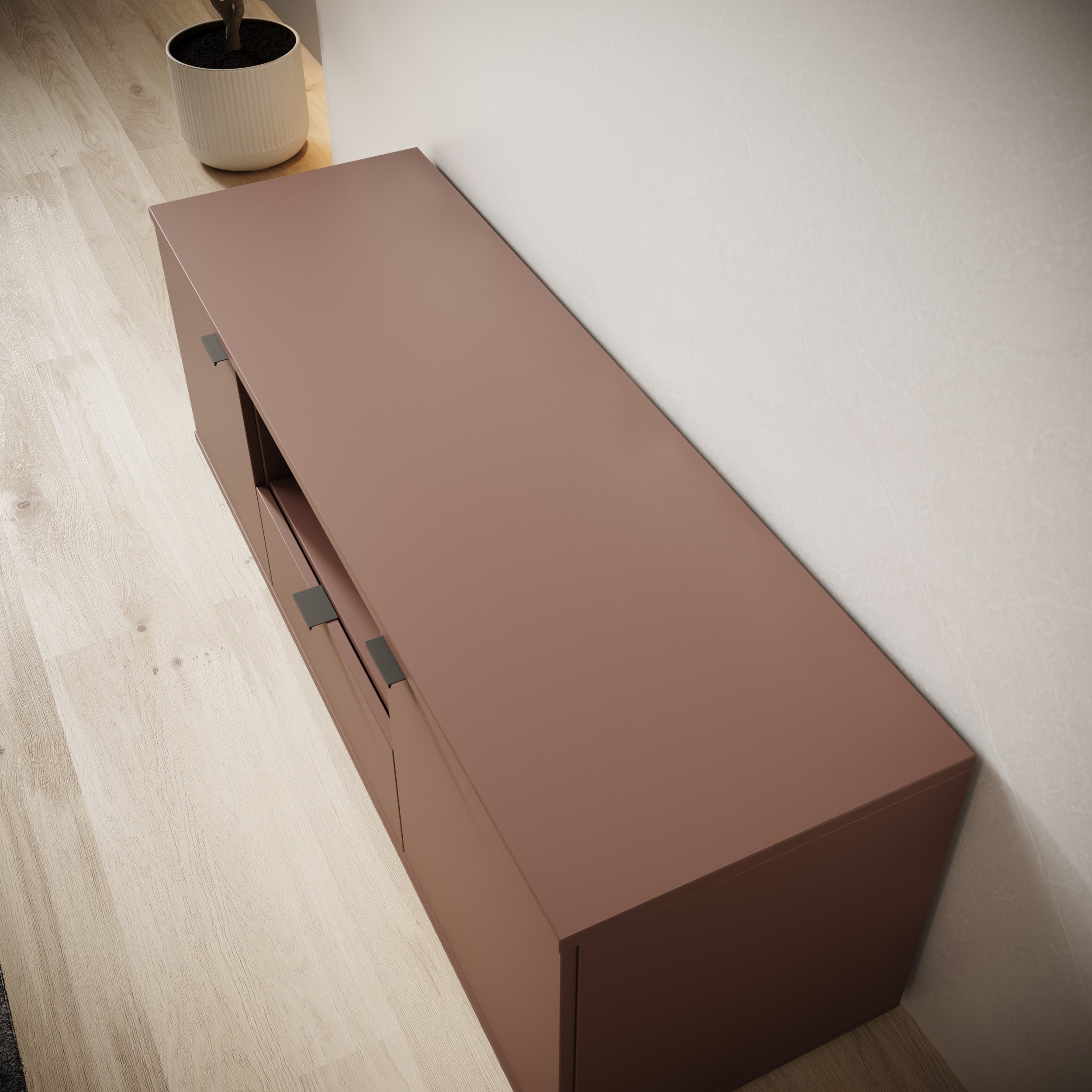 Galeno - TV-Meubel - Oudroze - 130x41x44 cm