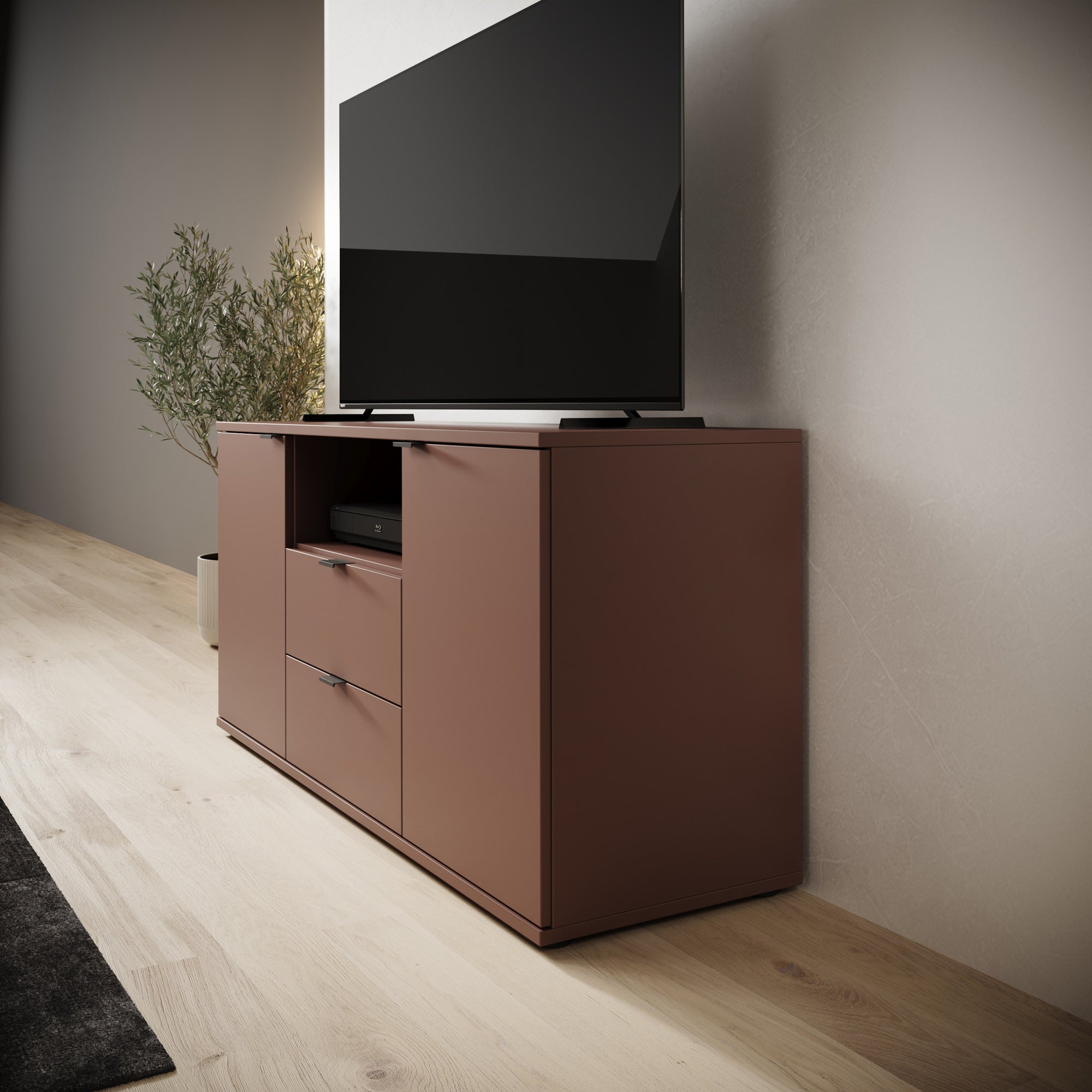 Galeno - TV-Meubel - Oudroze - 130x41x63 cm