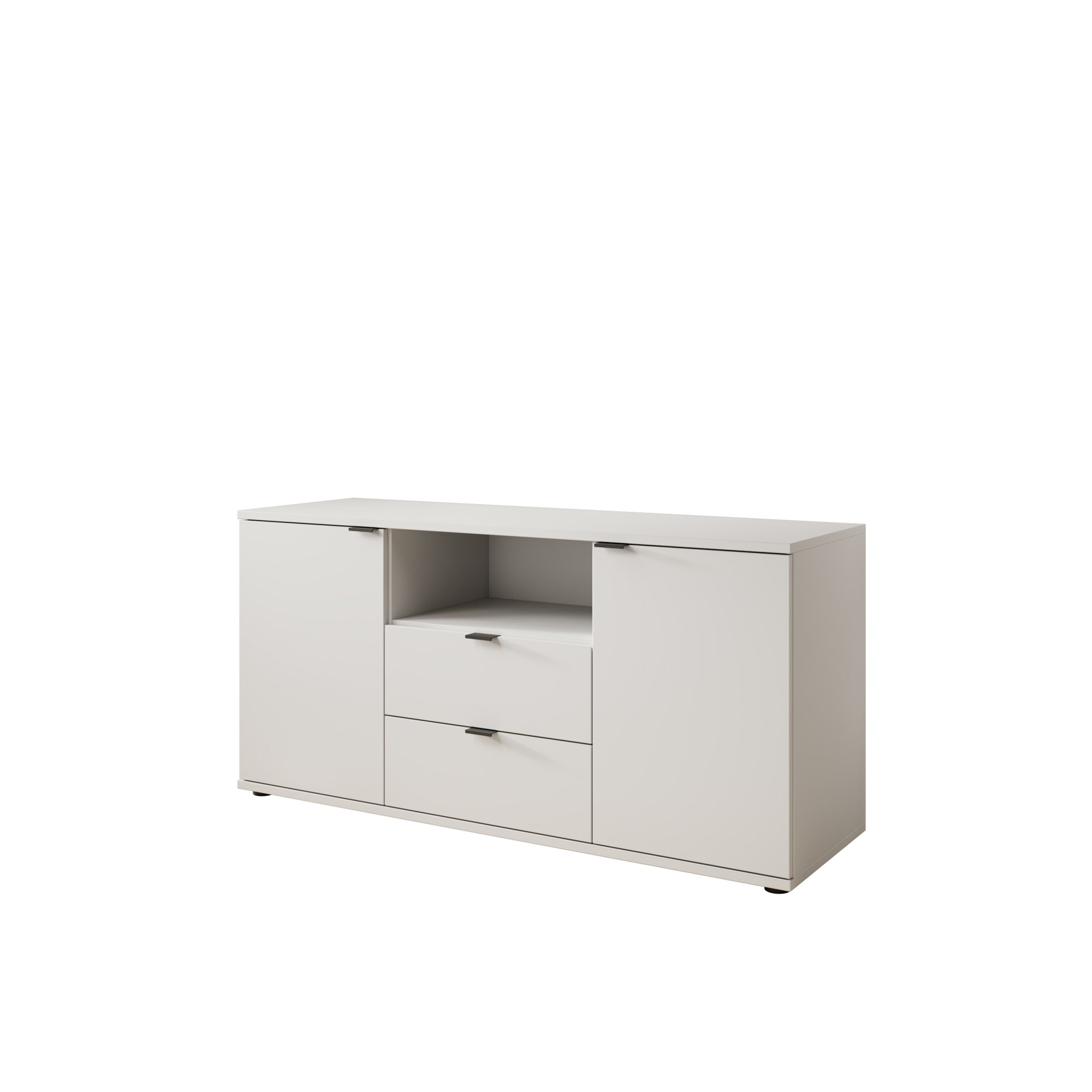 Galeno - TV-Meubel - Lichtgrijs - 130x41x63 cm