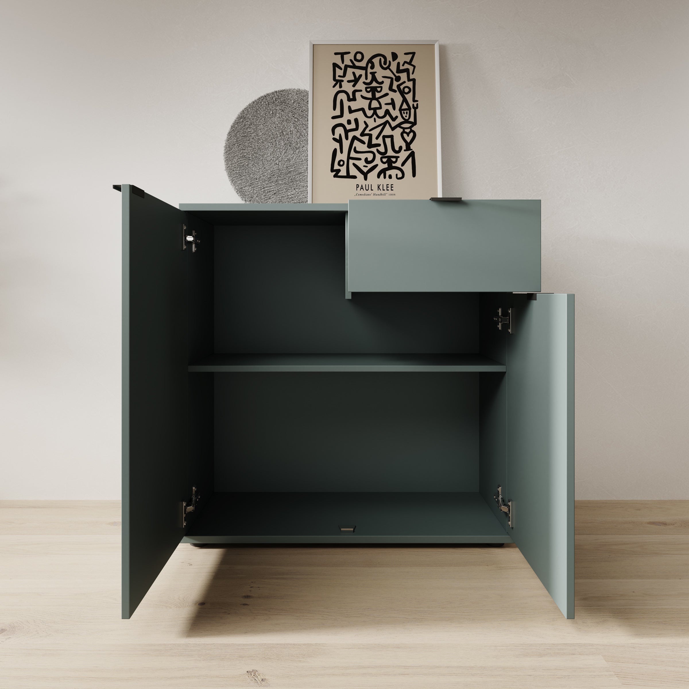 Galeno 2 - Dressoir - Groen - 80x34x82 cm