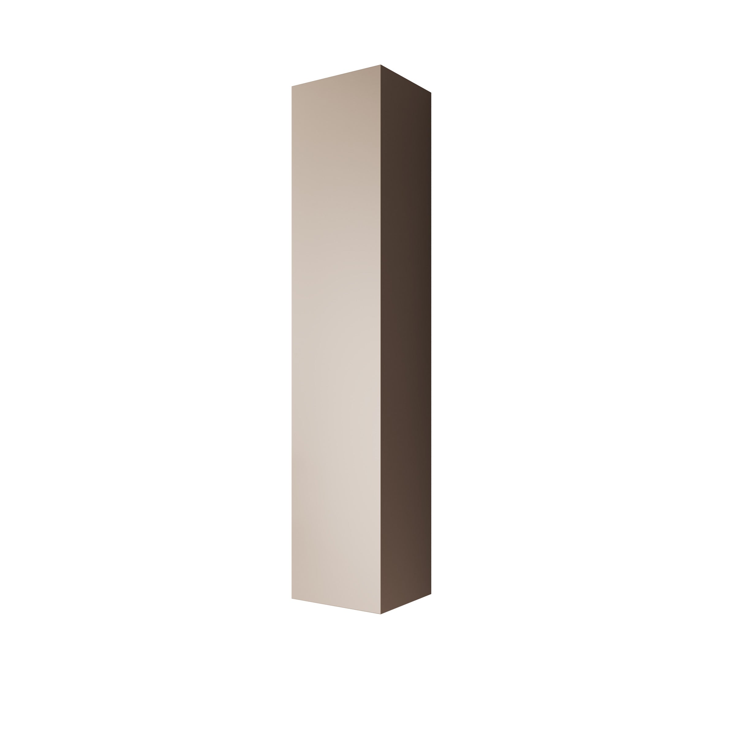 Gelvio - Vitrinekast - Beige - 35x32x168 cm