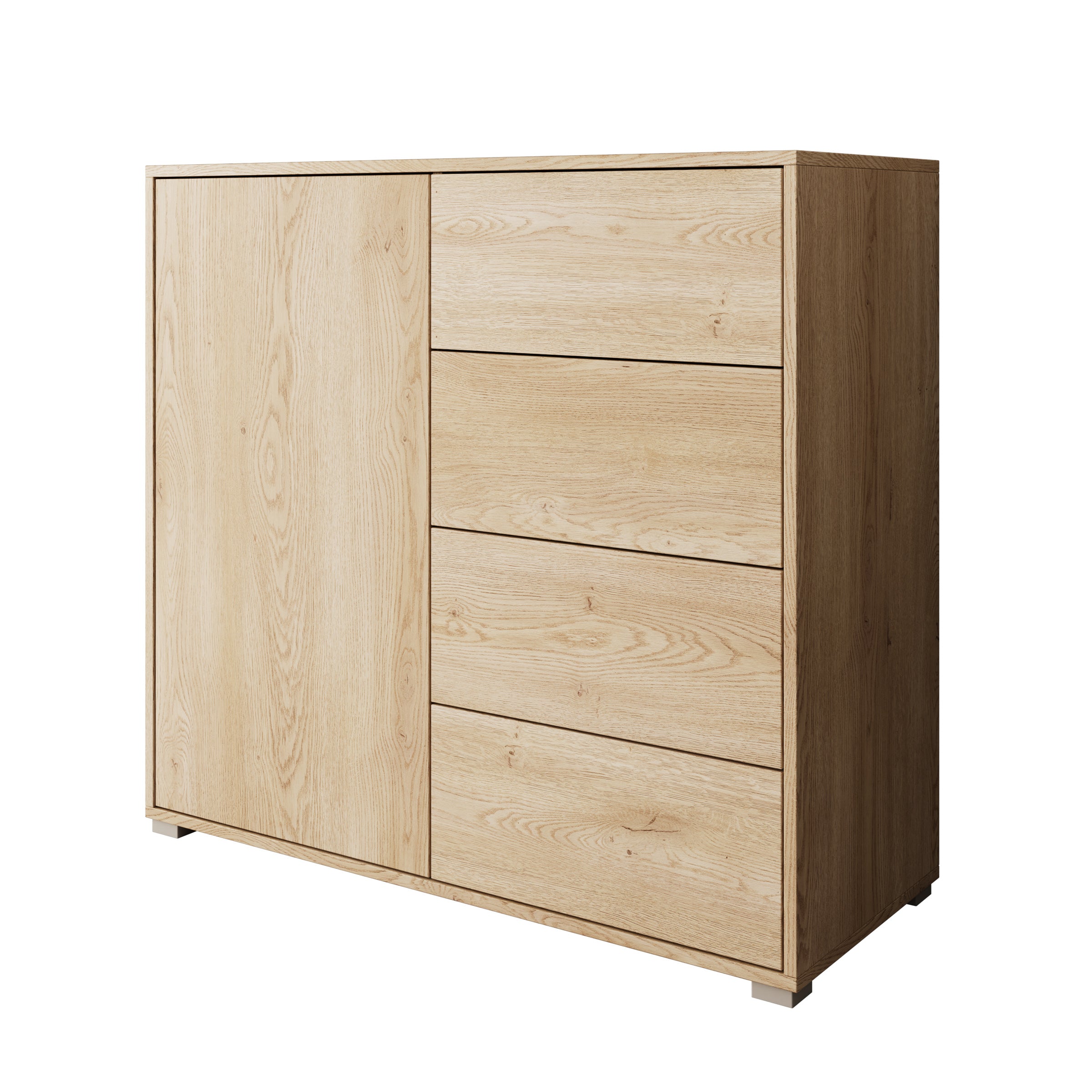 Gideon - Dressoir - Eikenpatroon - 100x41x93 cm