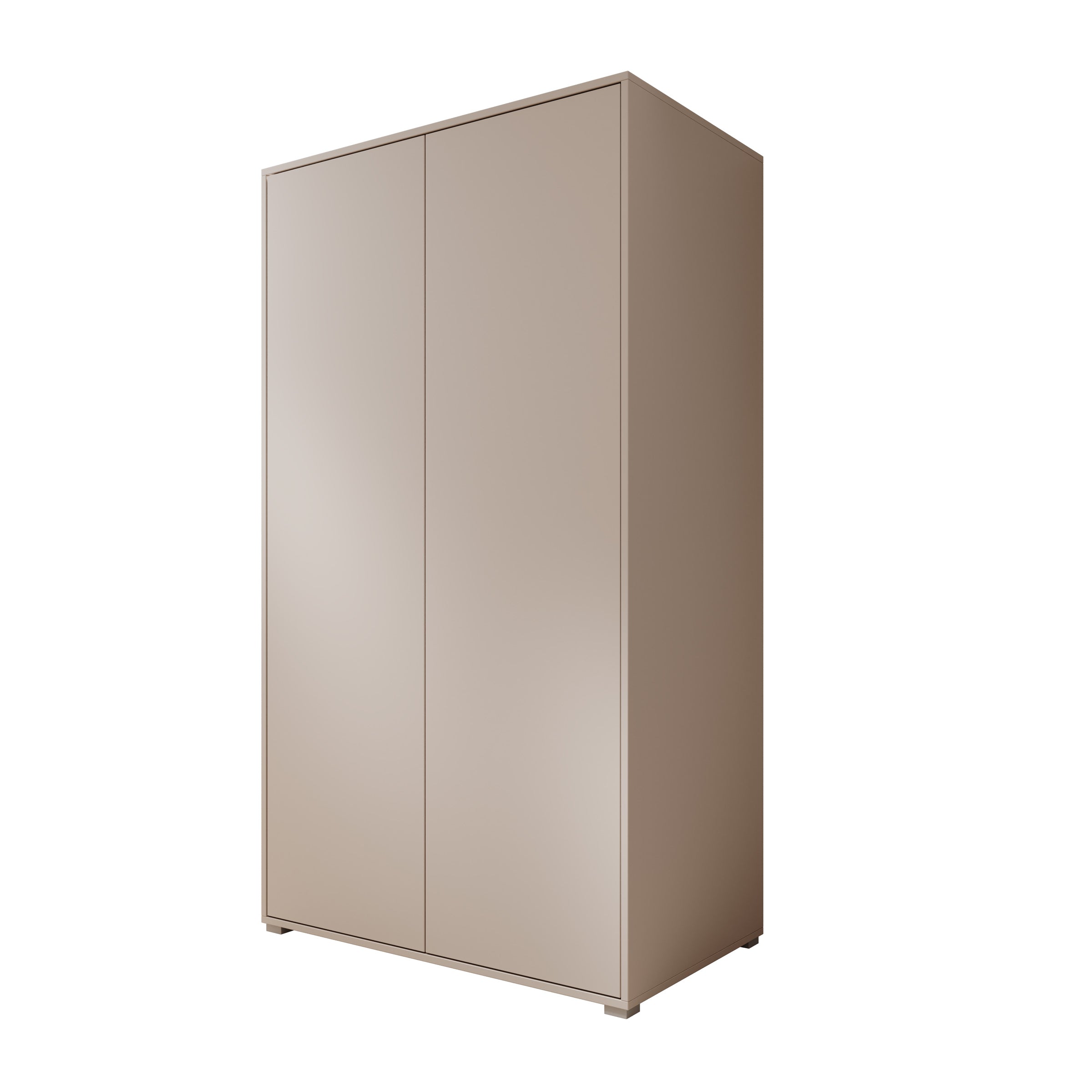 Gideon - Kledingkast 2-deurs - Beige - 100x59x178 cm