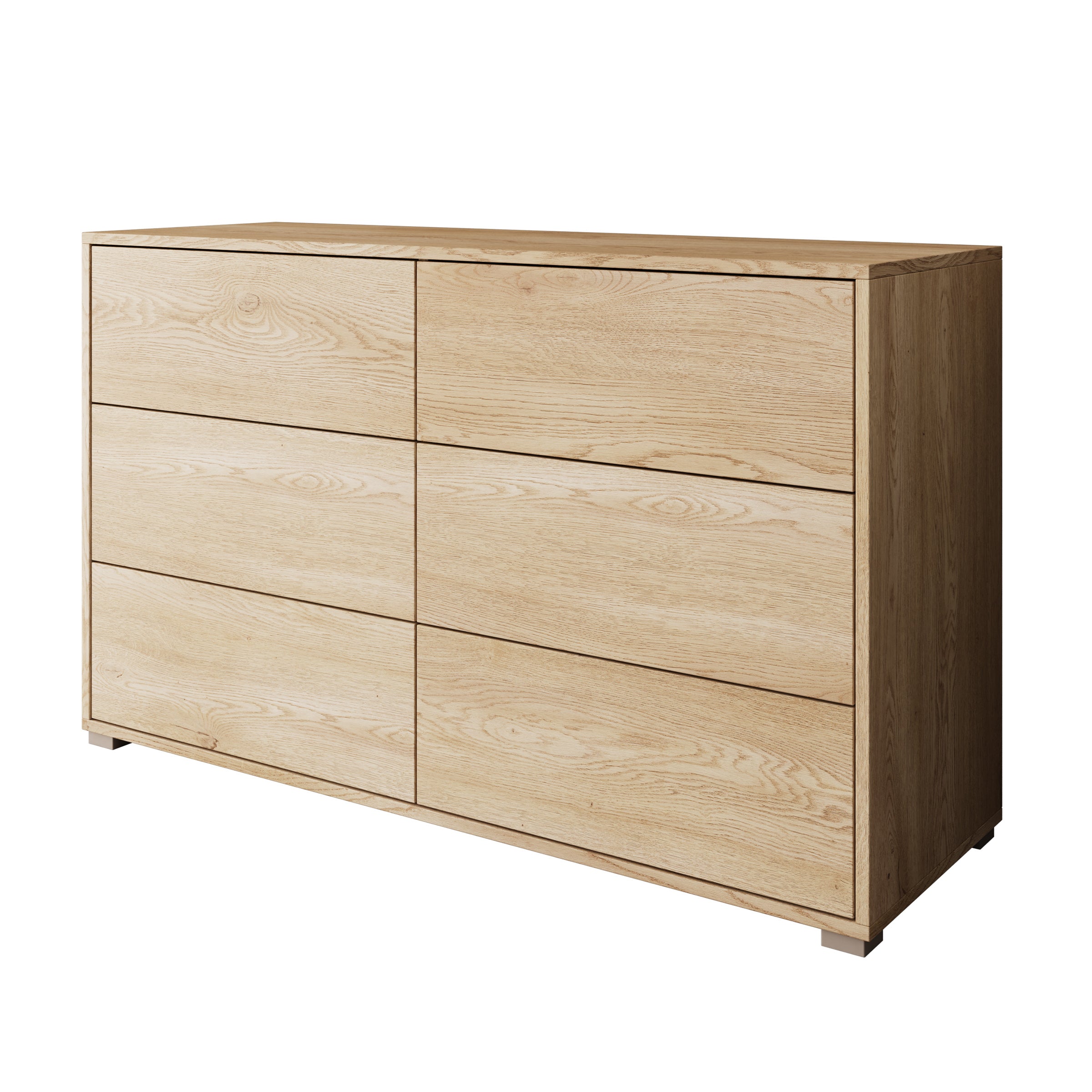 Gideon - Ladekast - Eikenpatroon - 120x41x73