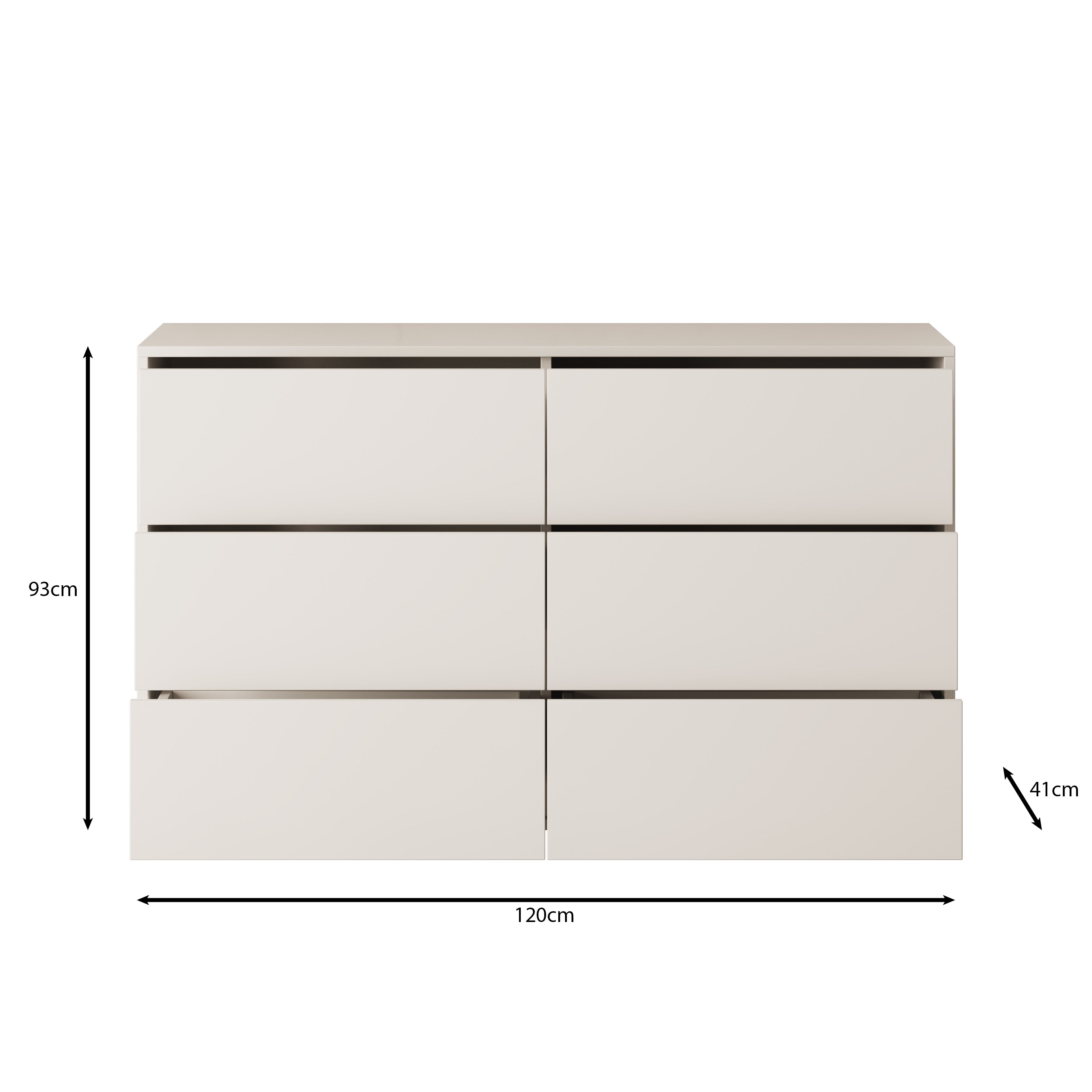 Gideon - Ladekast - Eikenpatroon - 120x41x73