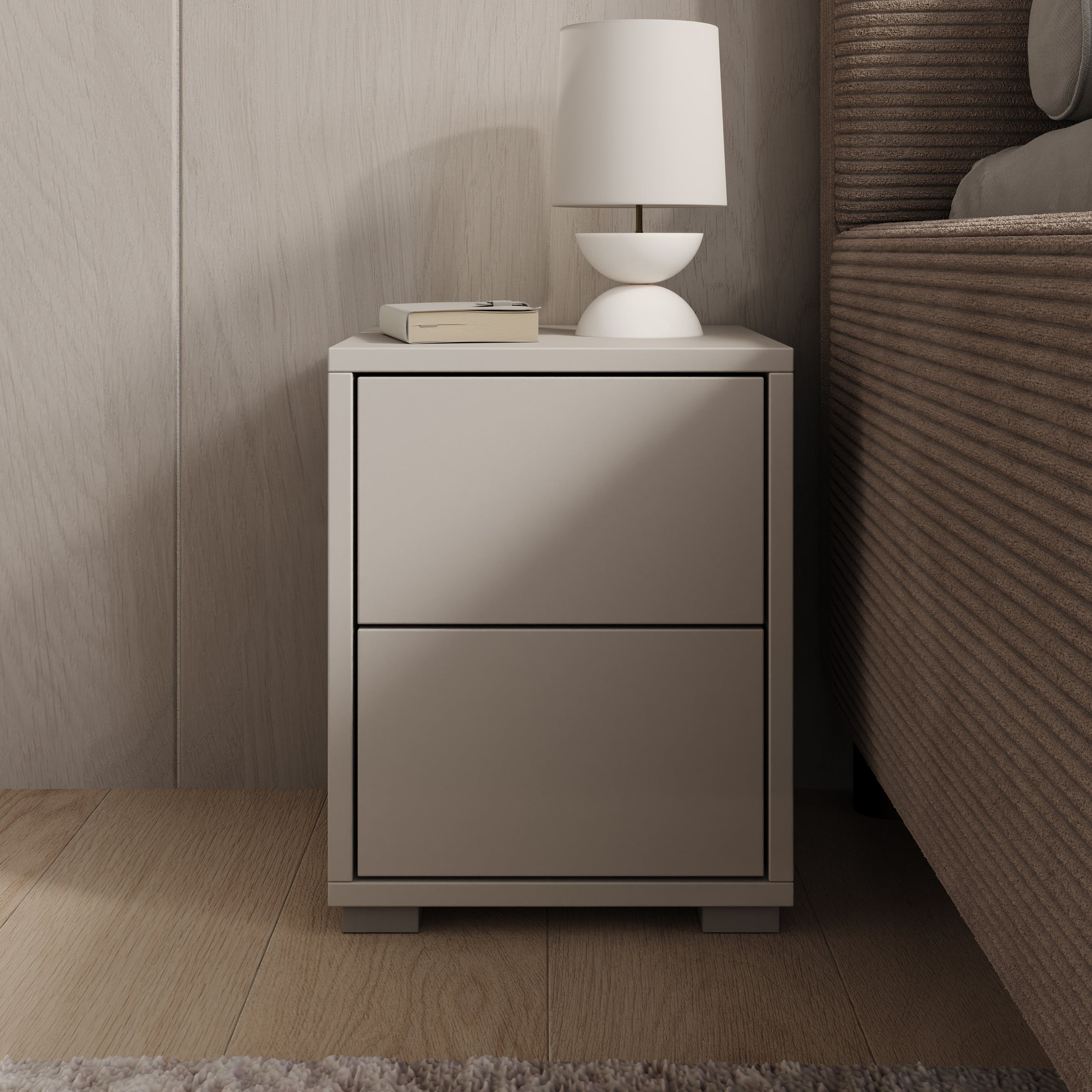 Gideon - Nachtkastje - Beige  - 30x31x38 cm