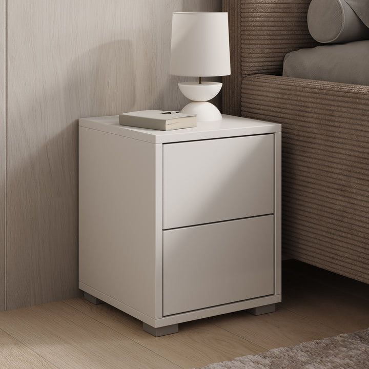 Gideon - Nachtkastje - Wit - 30x31x38 cm