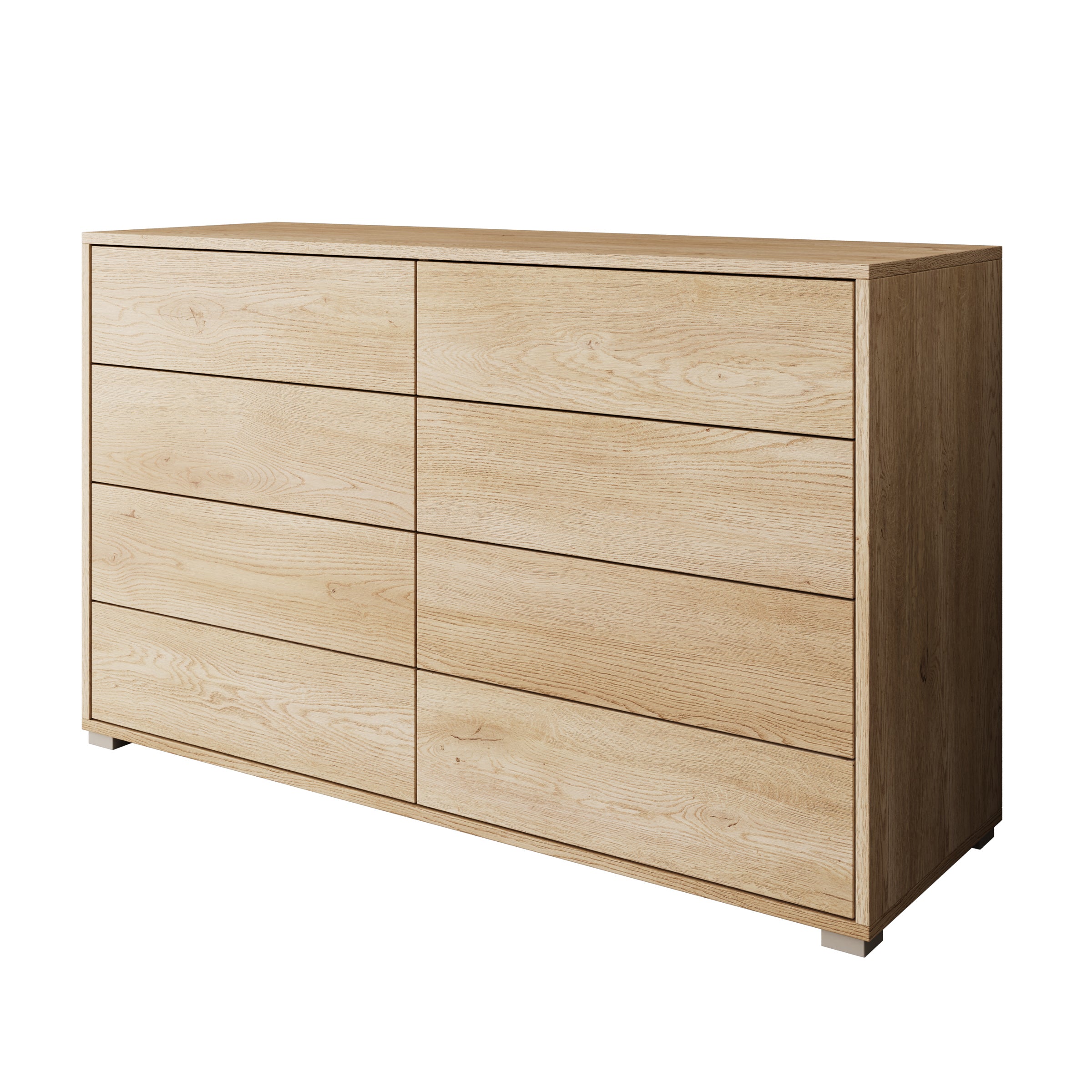 Gideon 2 - Ladekast - Eikenpatroon - 120x41x93 cm