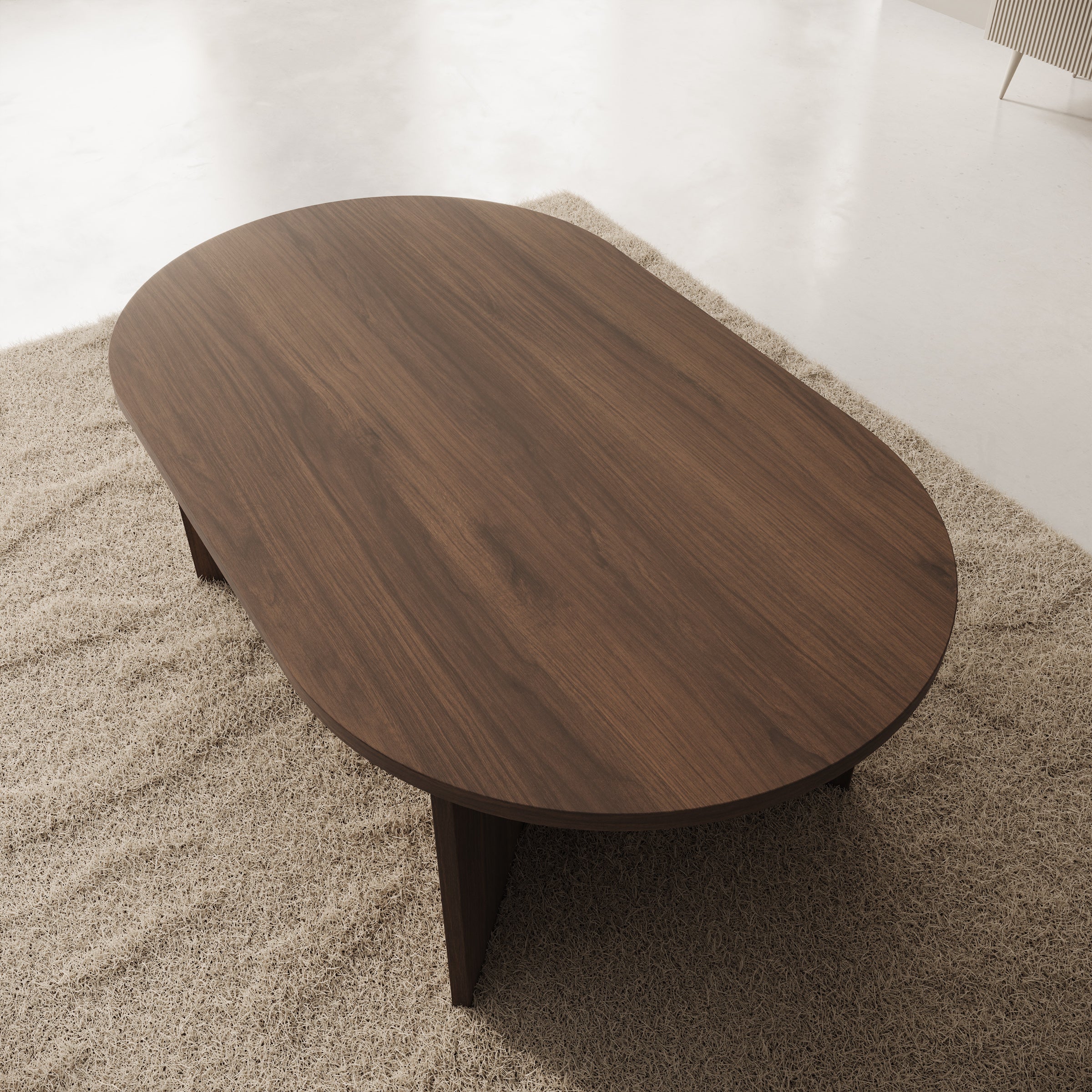 Glenne - Salontafel - Donker eikenpatroon - 110x65x42 cm