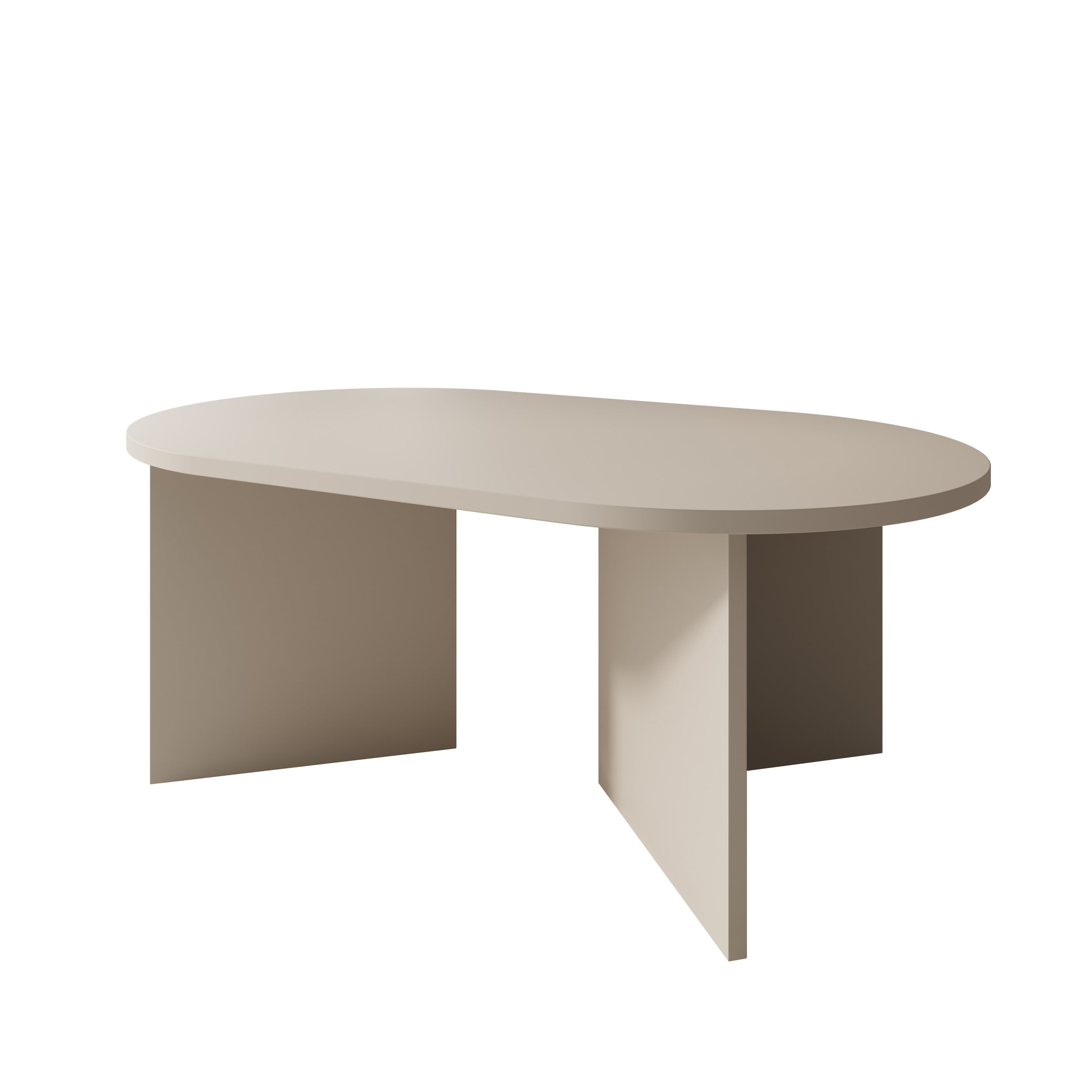Glenne - Salontafel - Beige - 110x65x42 cm