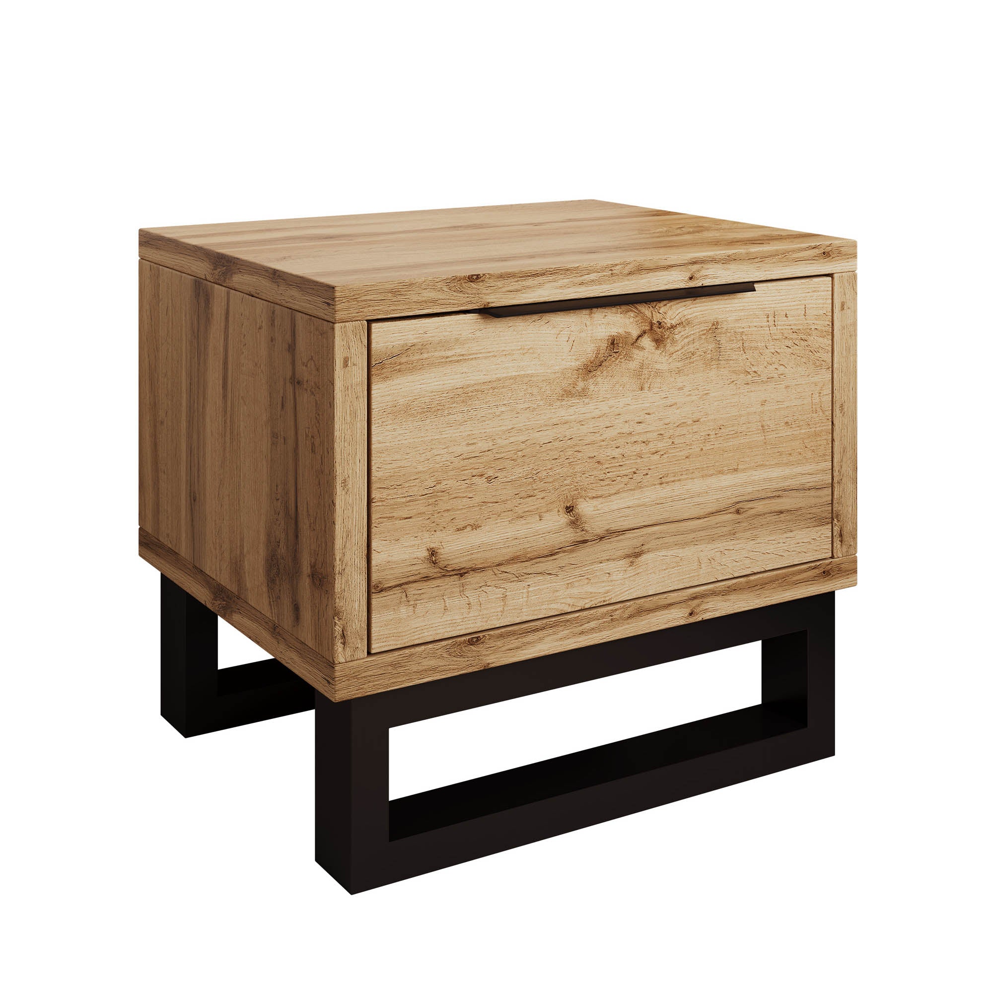 Harlow - Nachtkastje - Eiken - 55x45x49 cm