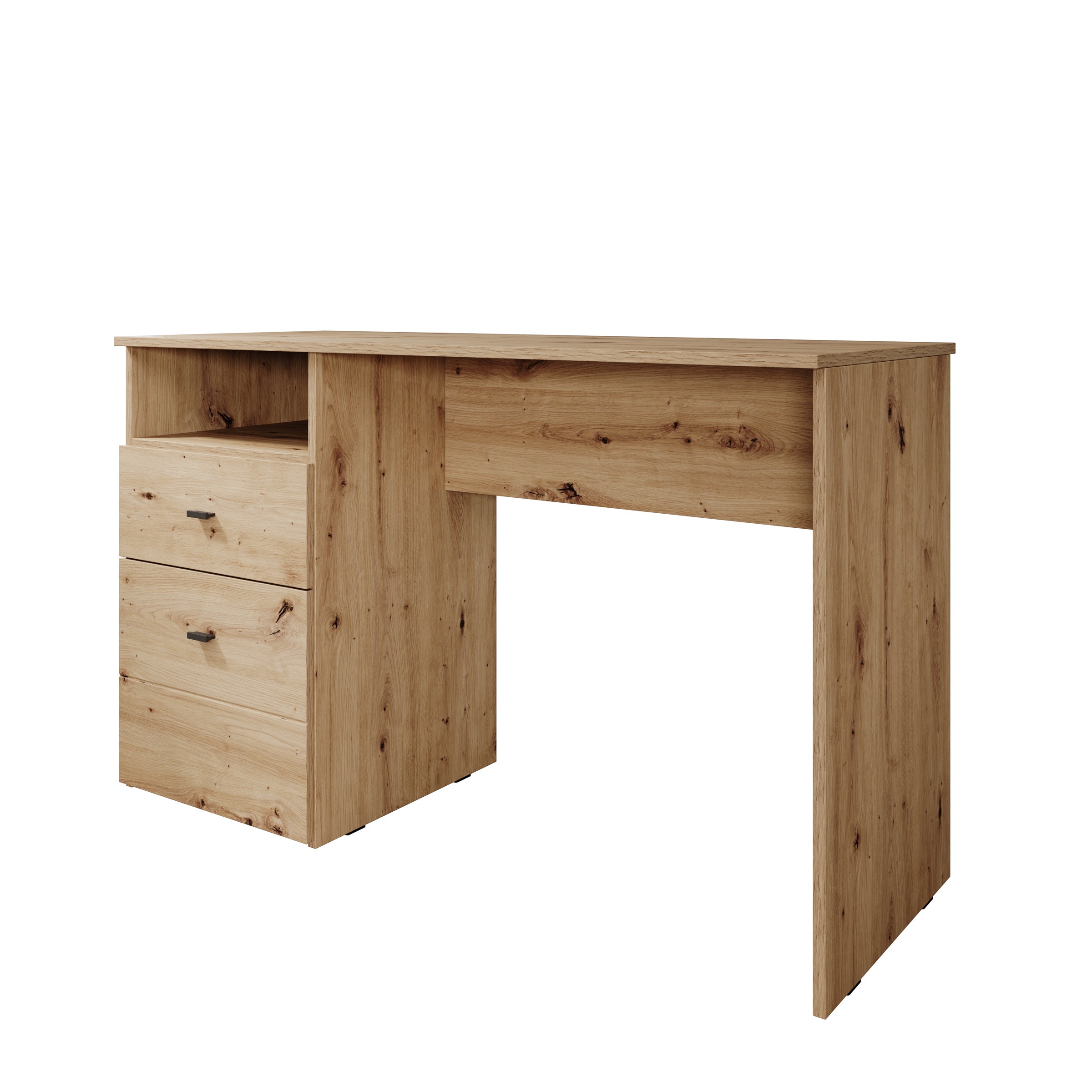 Haroa - Bureau - Eikenpatroon - 127x51x77 cm