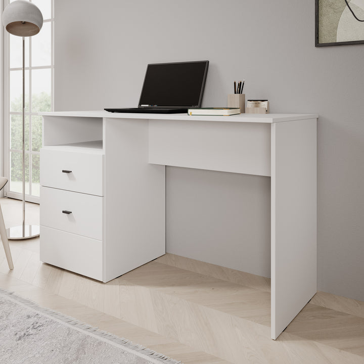 Haroa - Bureau - Wit - 127x51x77 cm